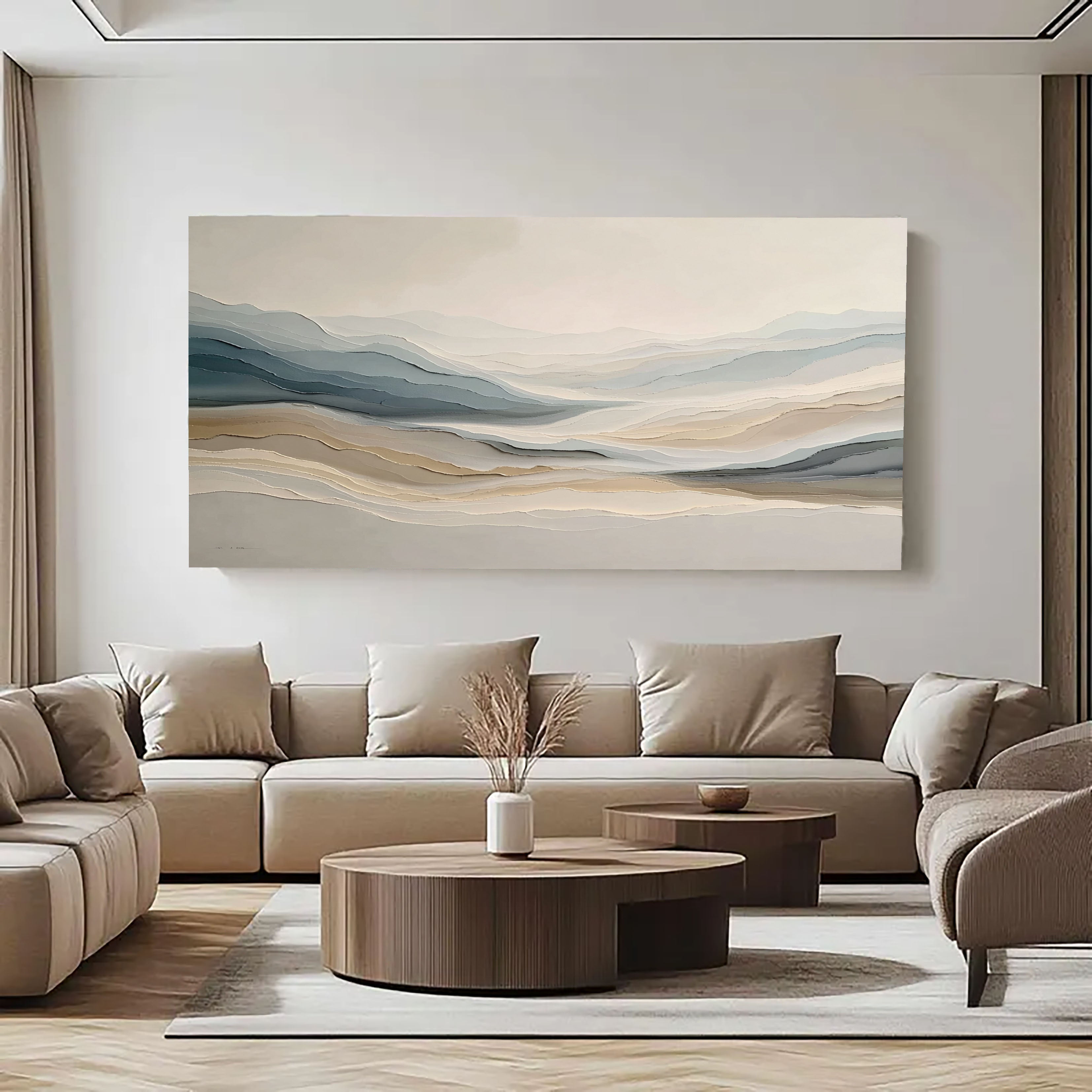 Textured Layered Ridges | Soft Horizon