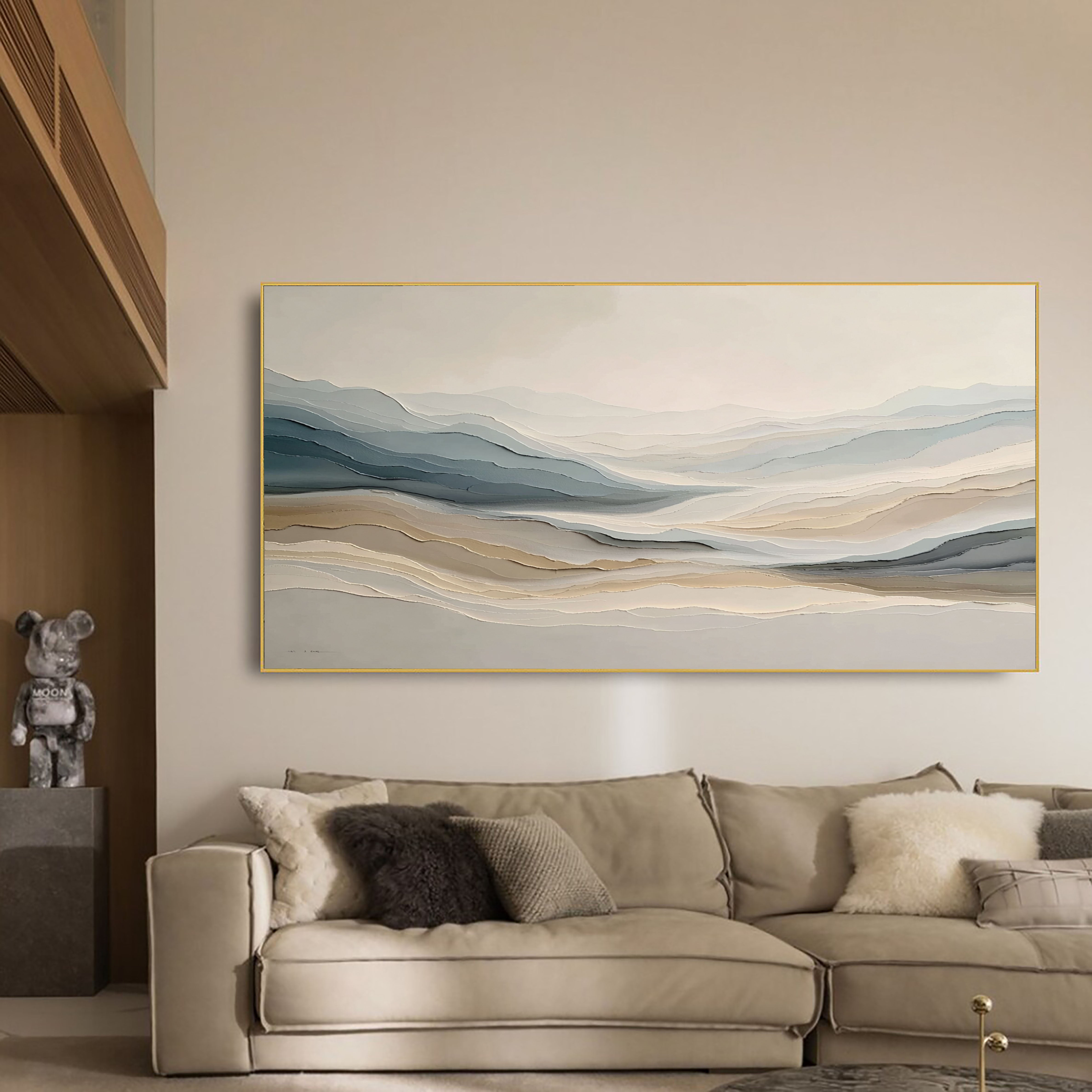 Textured Layered Ridges | Soft Horizon