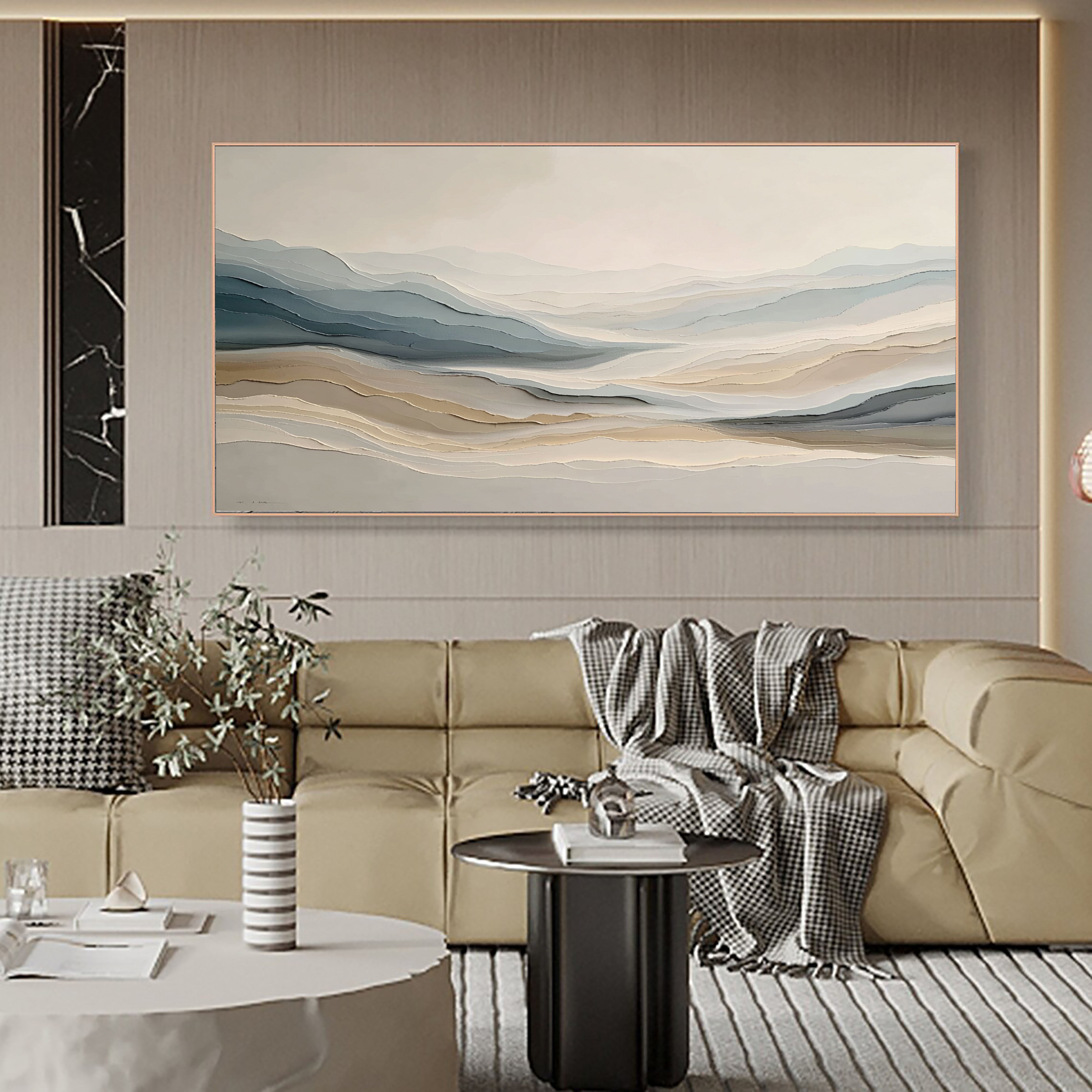 Textured Layered Ridges | Soft Horizon