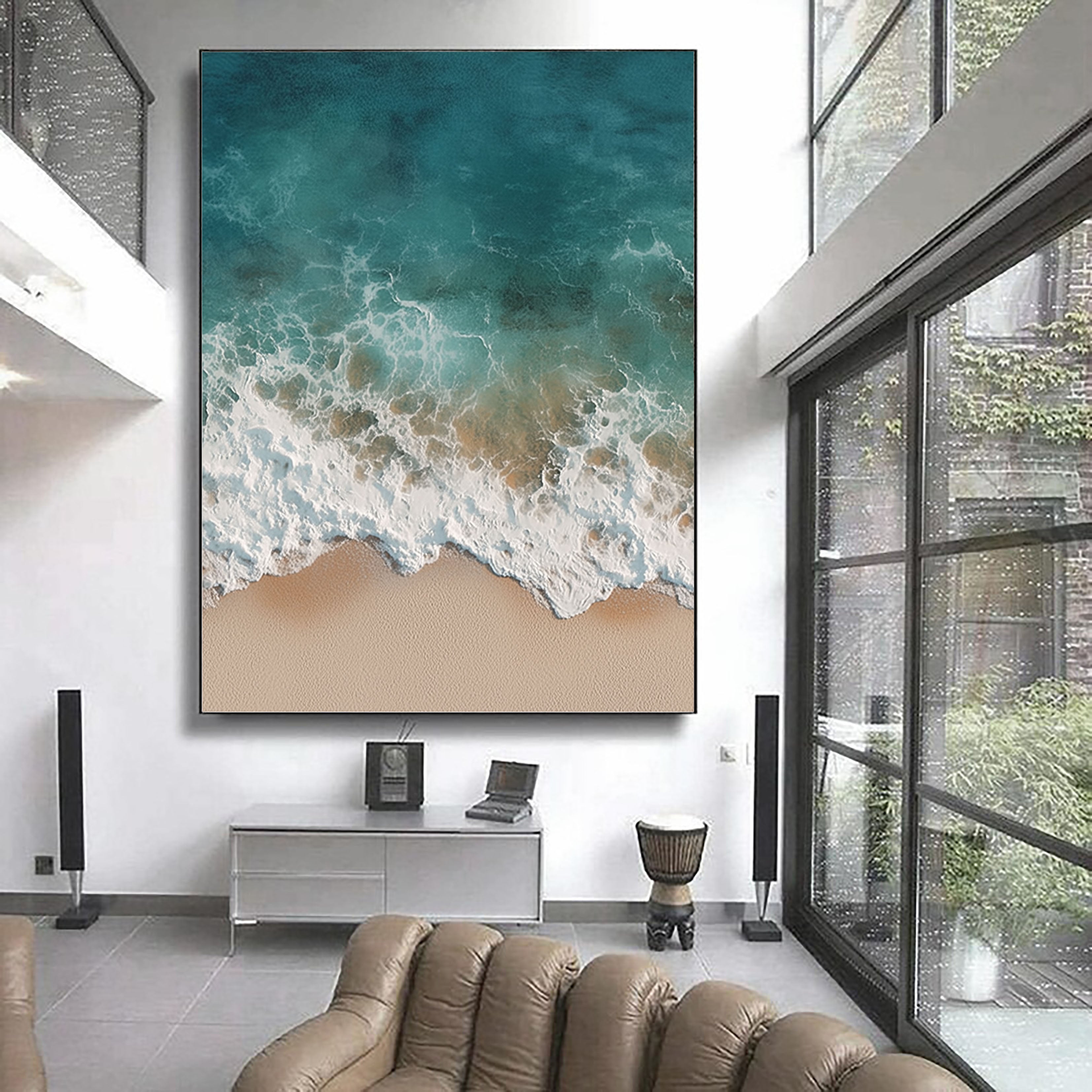 Textured Ocean Tides | Sand Foam