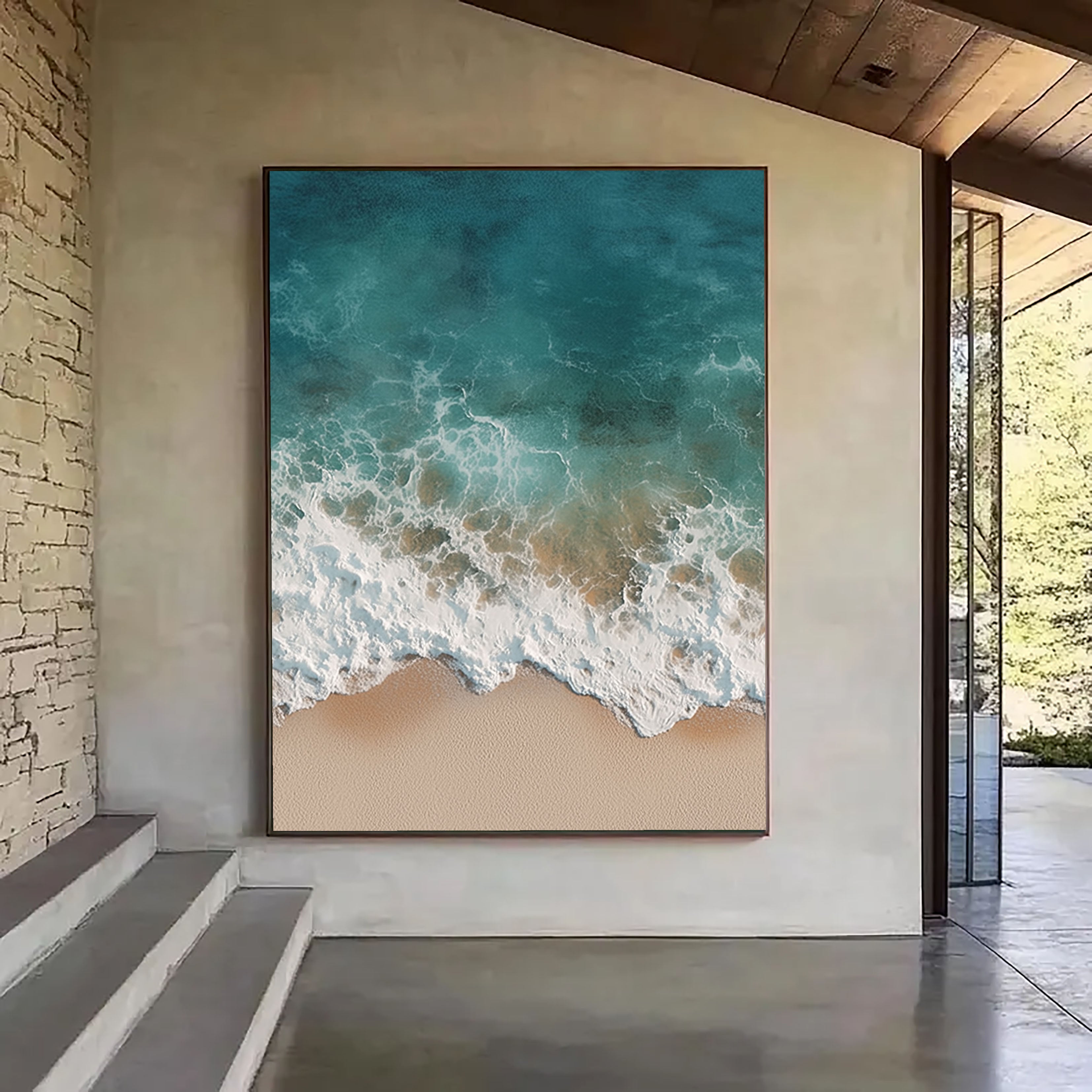 Textured Ocean Tides | Sand Foam