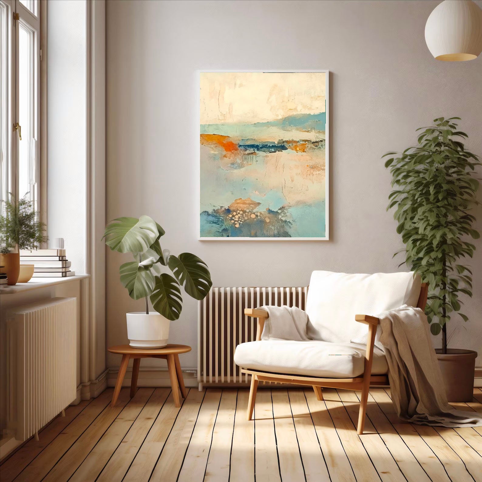 Strukturierte ätherische Horizonte | Sanfte Farbtöne