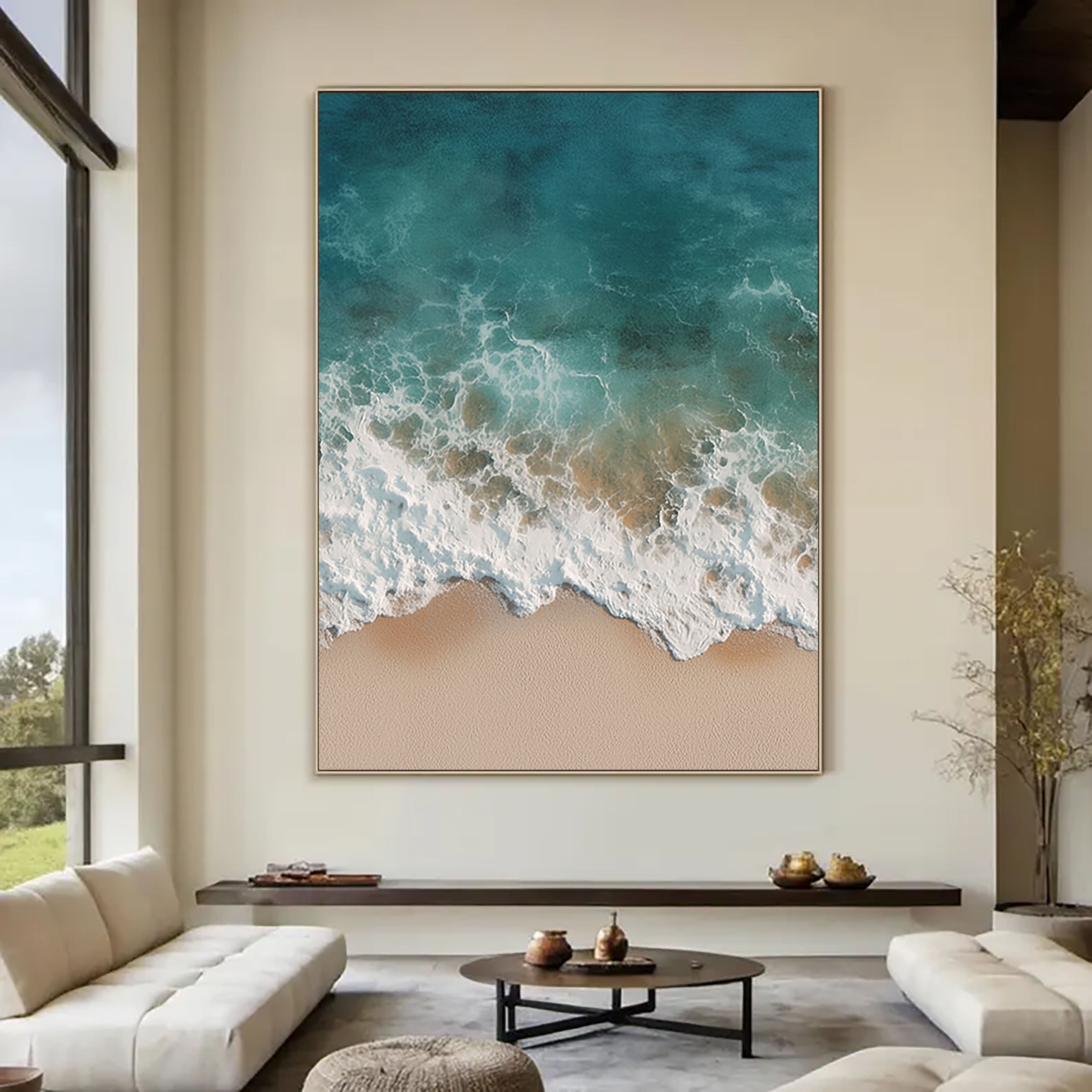 Textured Ocean Tides | Sand Foam