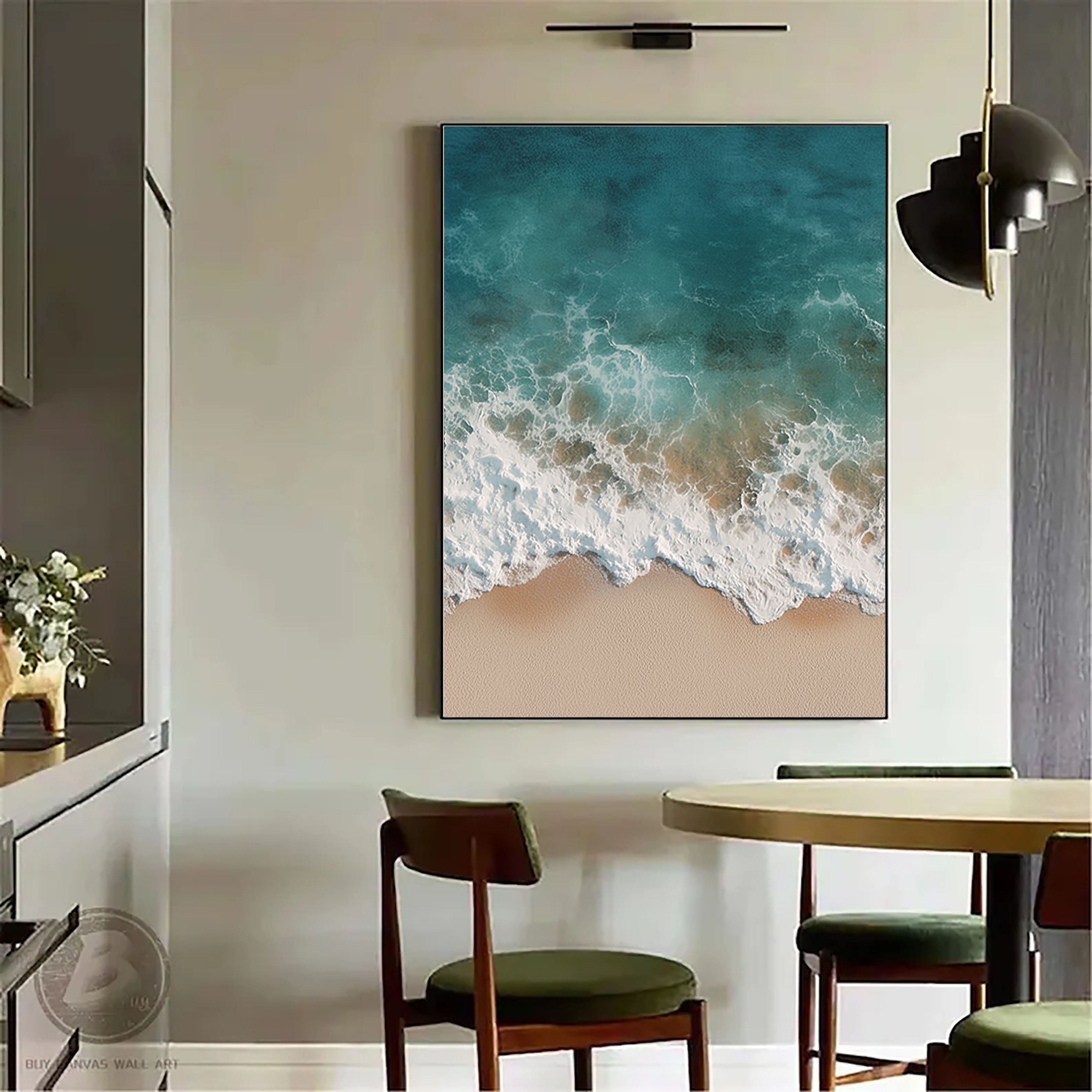 Textured Ocean Tides | Sand Foam
