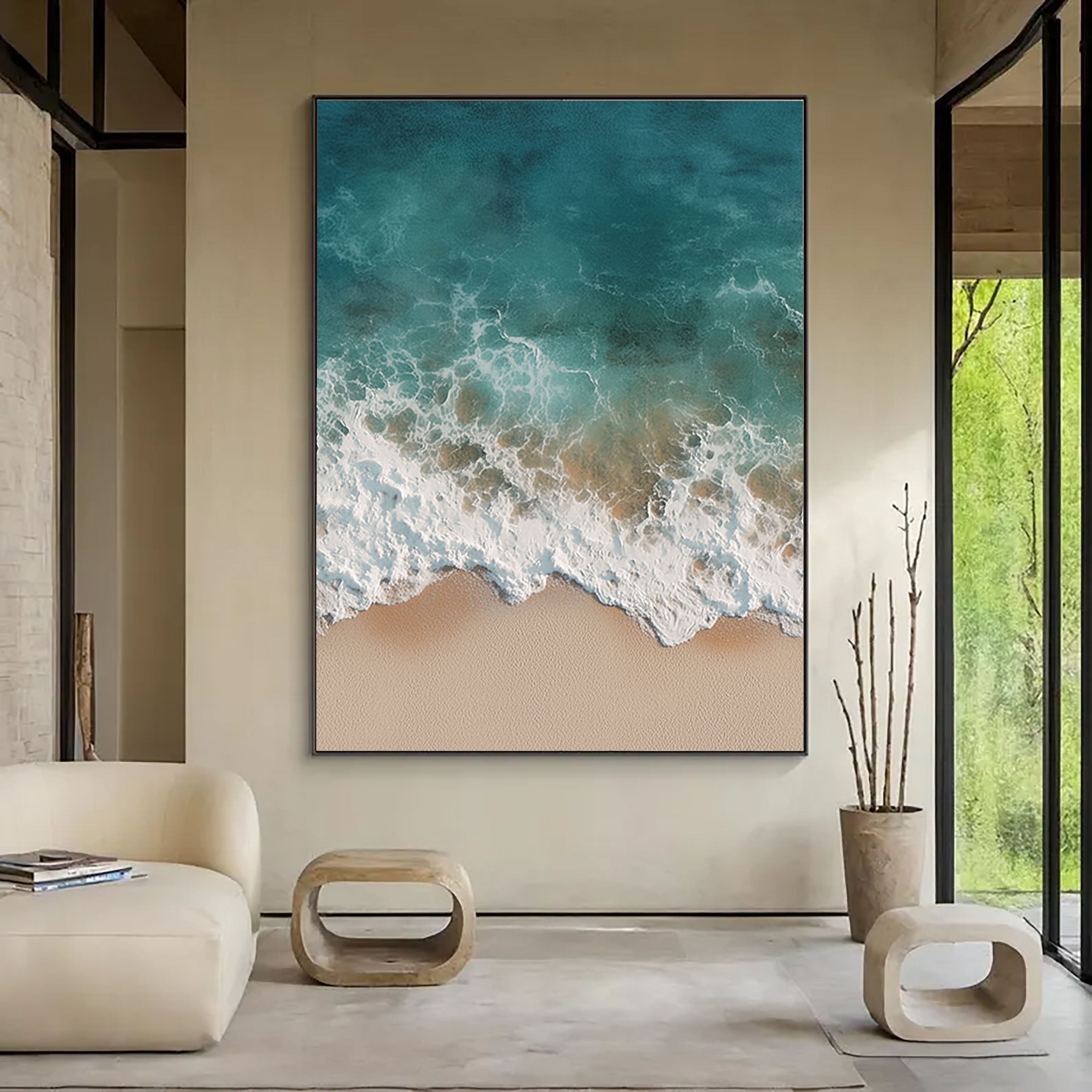 Textured Ocean Tides | Sand Foam