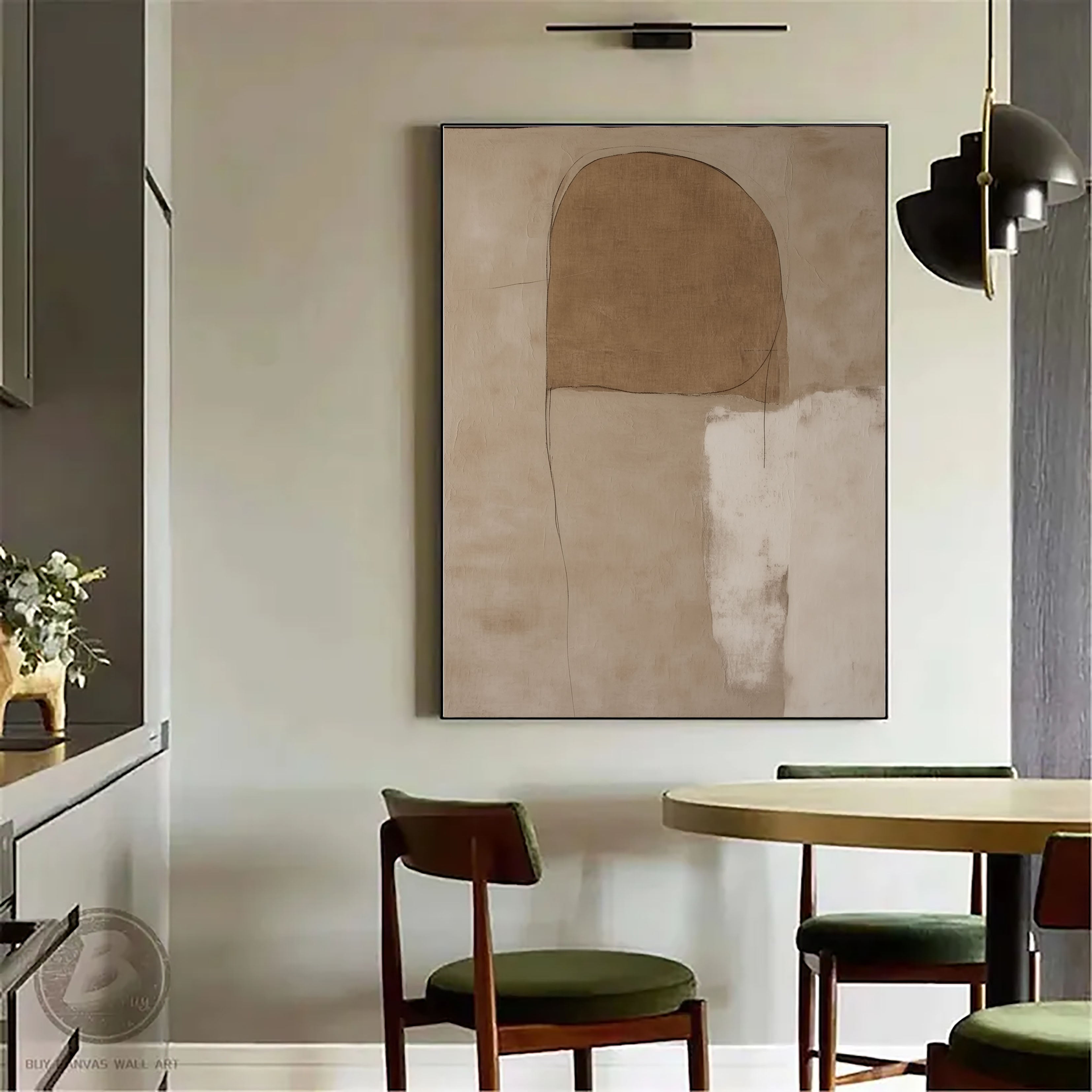 Textured Minimal Forms | Beige White