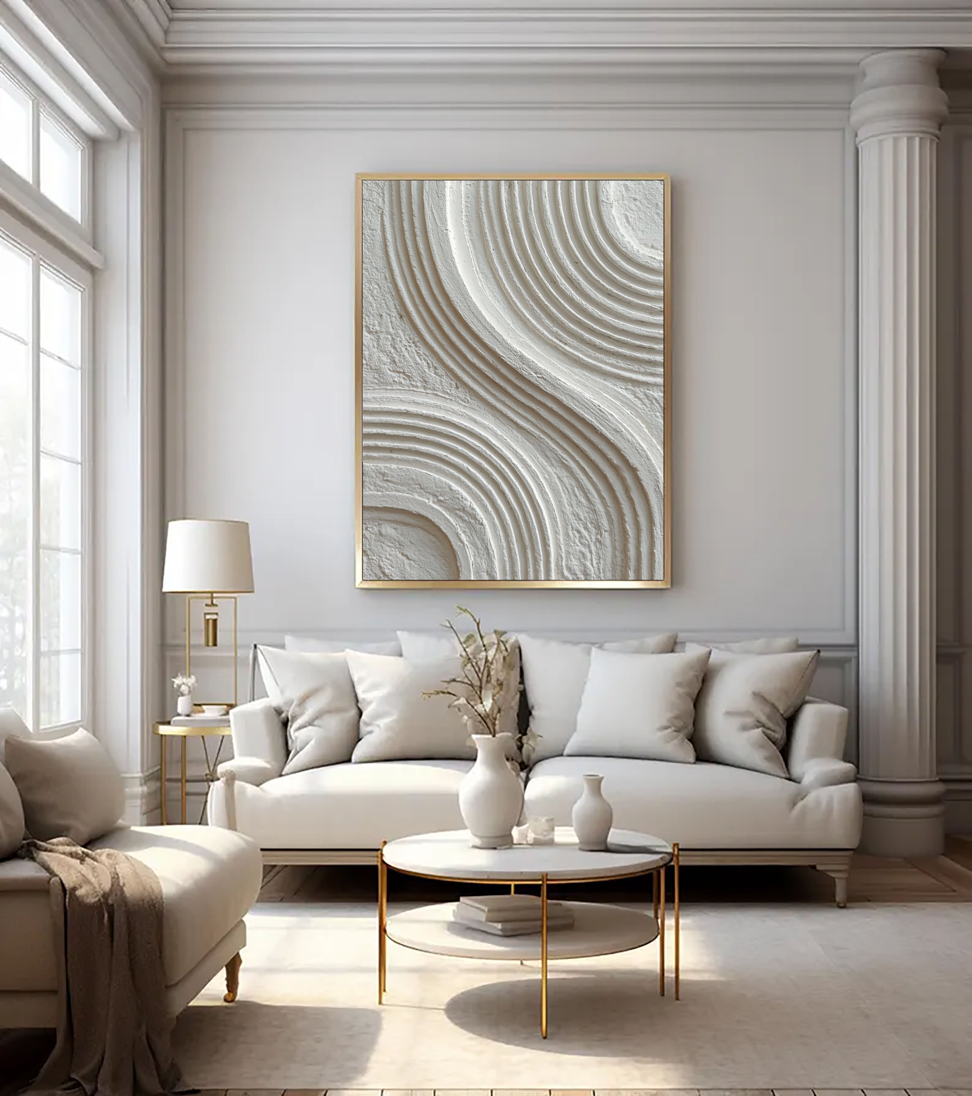 Textured Fluid Curves | Ivory Waves