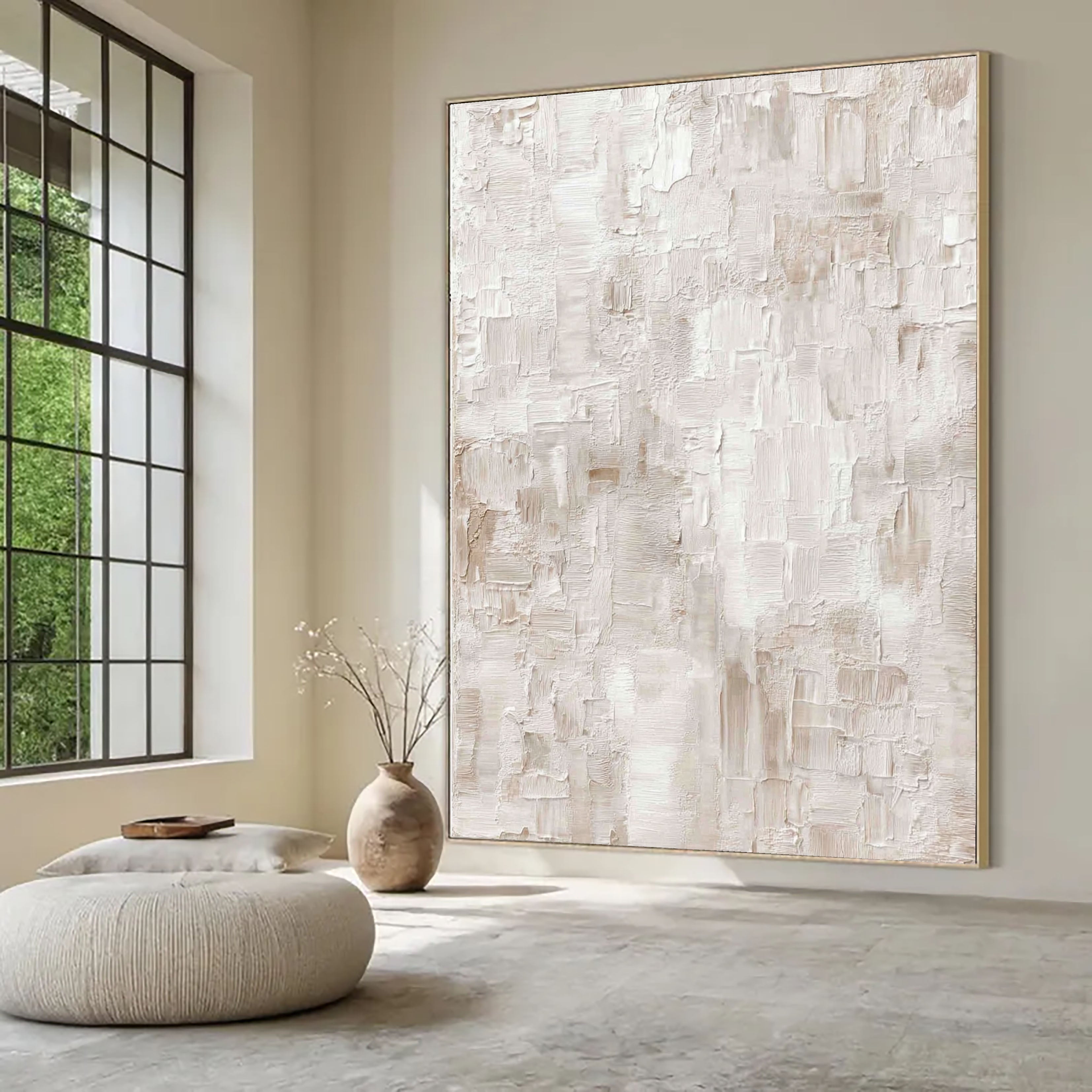 Textured Plastered Hues | Ivory Drift