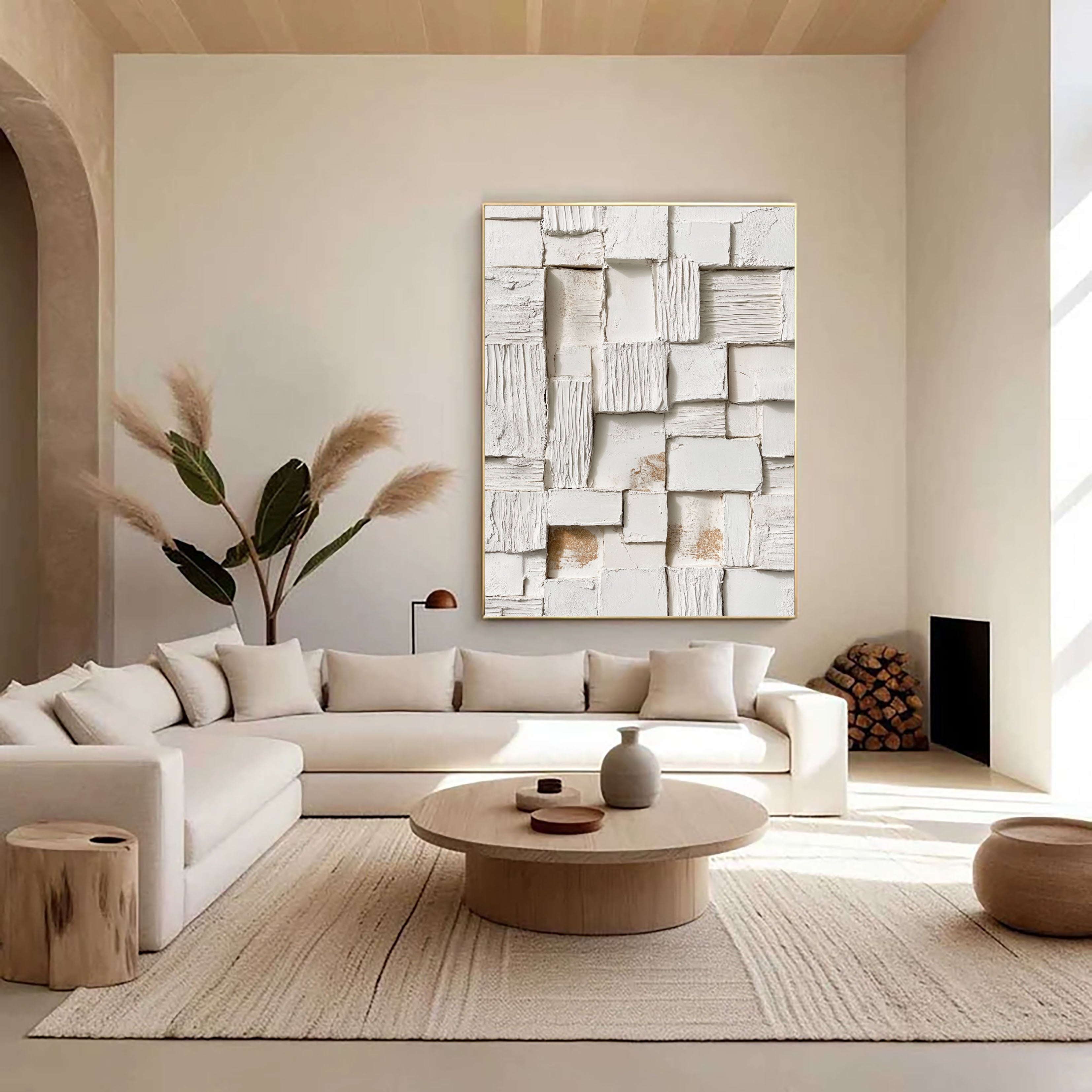 Textured Alabaster Assemblage | Ivory Patinas