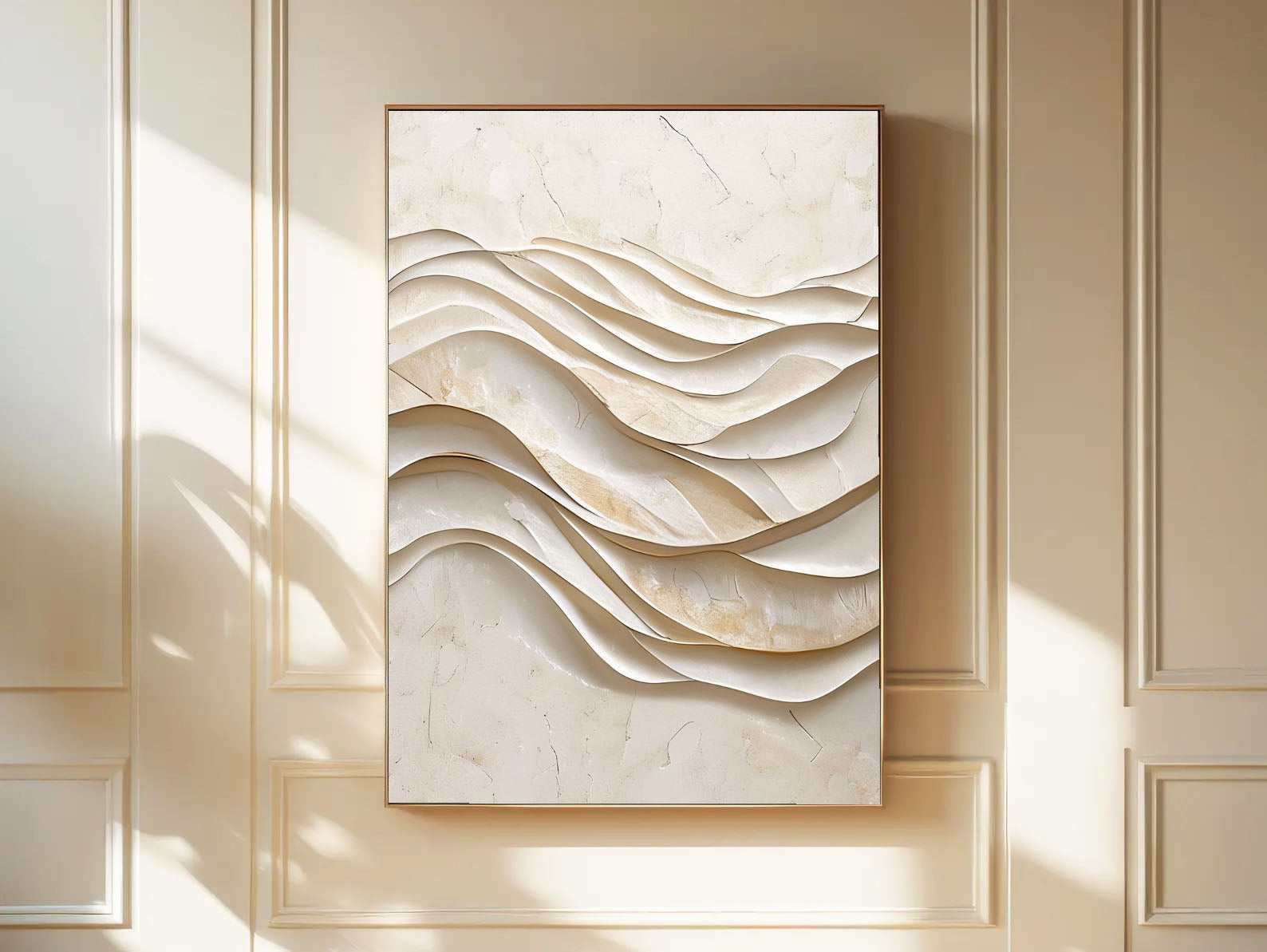 Laminar Ivory Undulation | Ethereal Drift