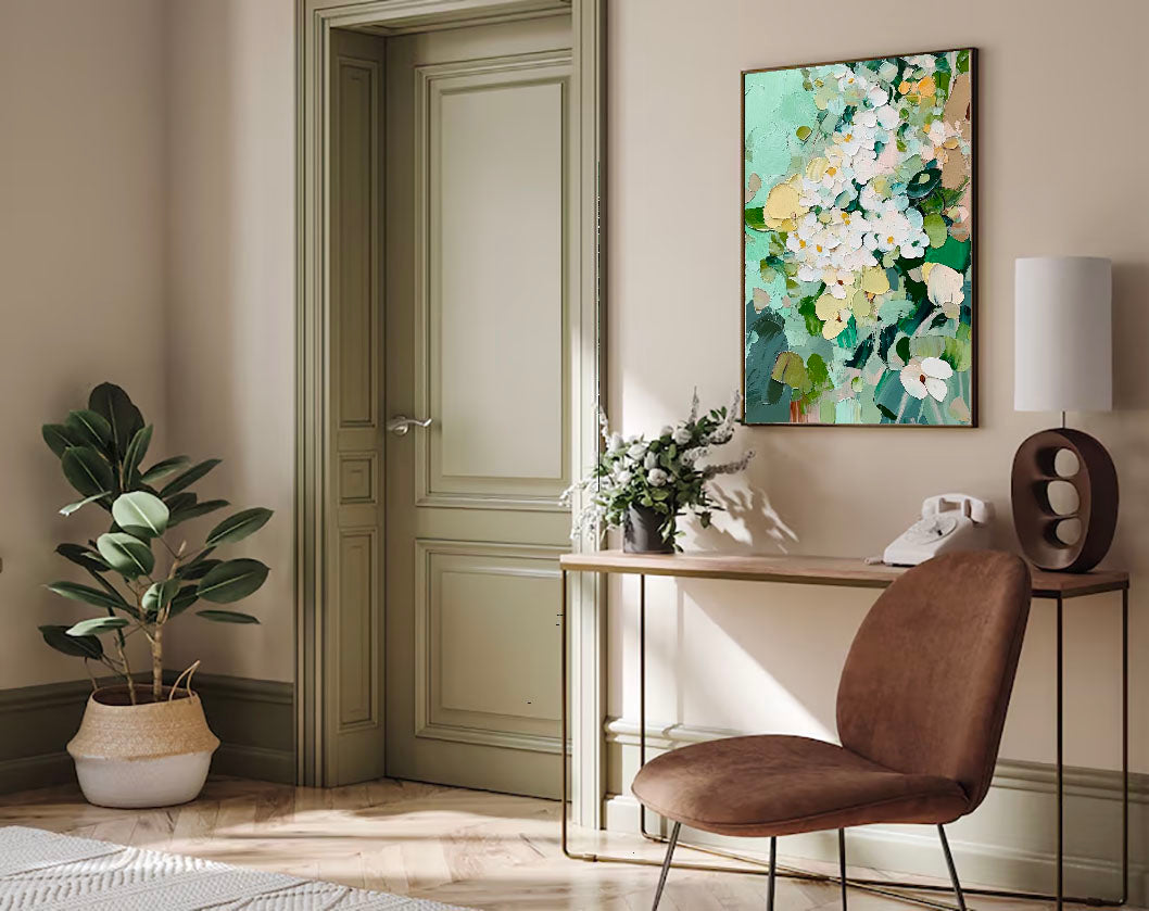 Impasto Hydrangea Opulence | Mint Bloom