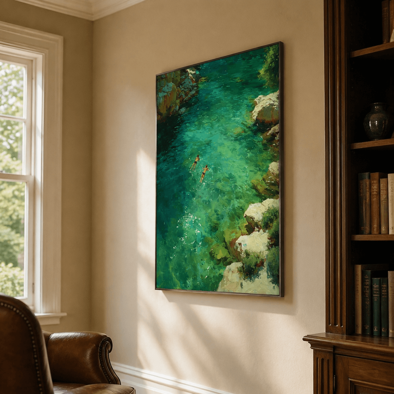 Impressionist Art | Rock Pool Floaters