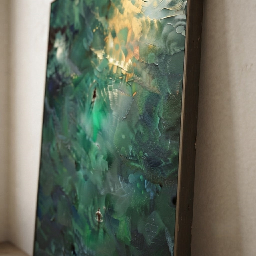 Impressionist Art | Emerald Swim Light