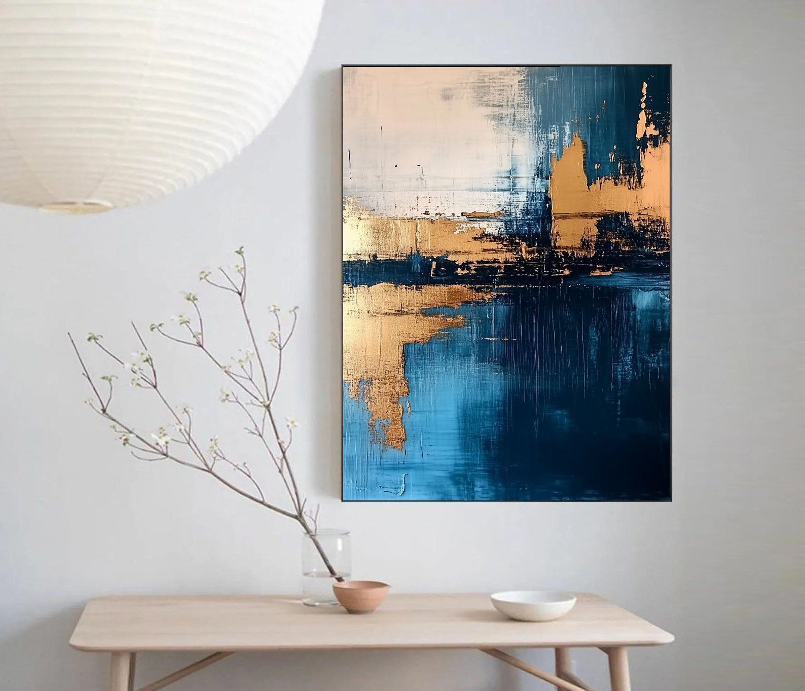 Textured Coastal Gleam | Gold Horizon