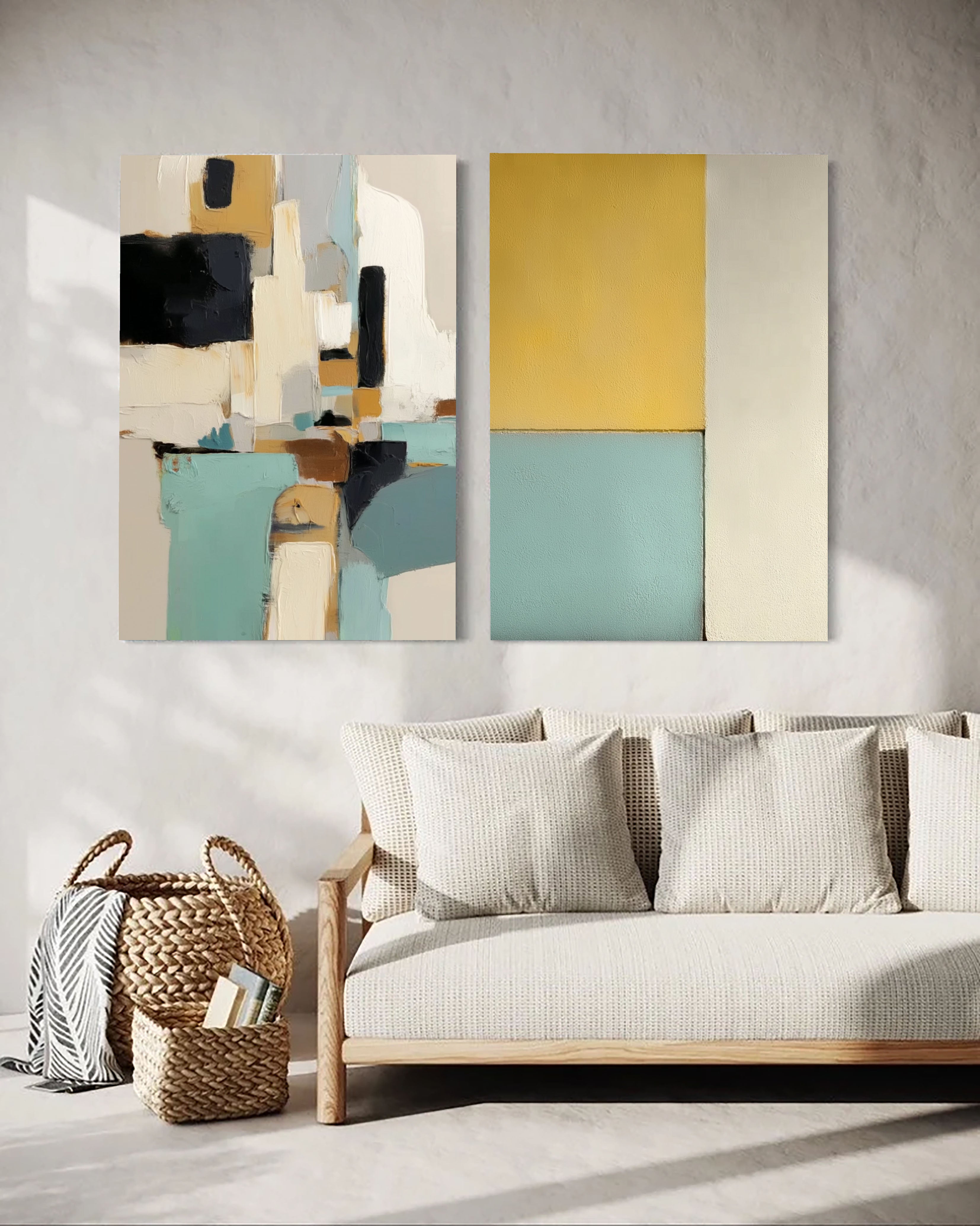 Textured Abstract Geometry | Bold Hues