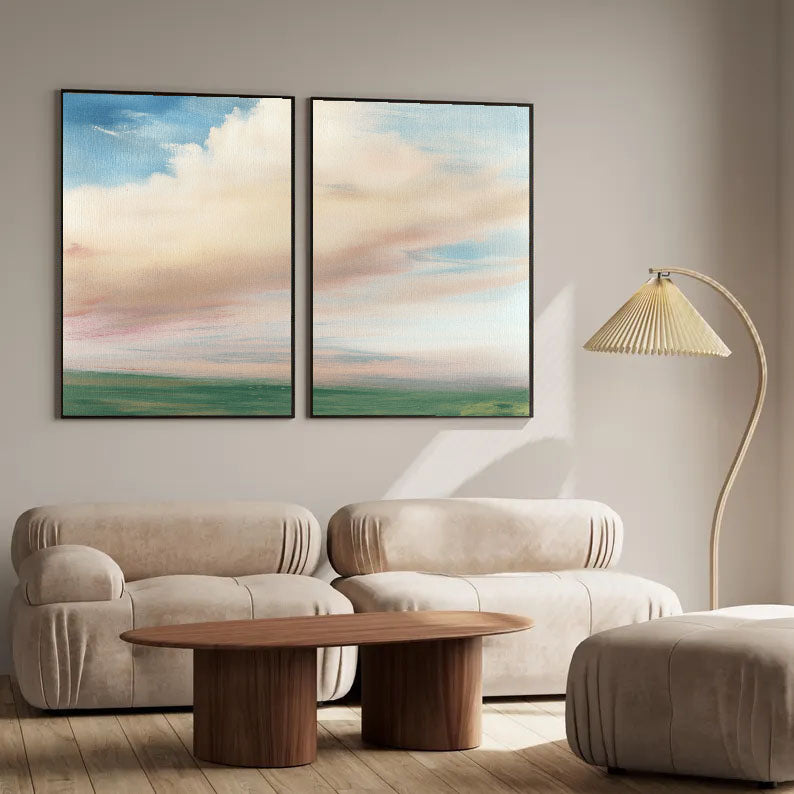 Serene Pastel Horizon | Sky View