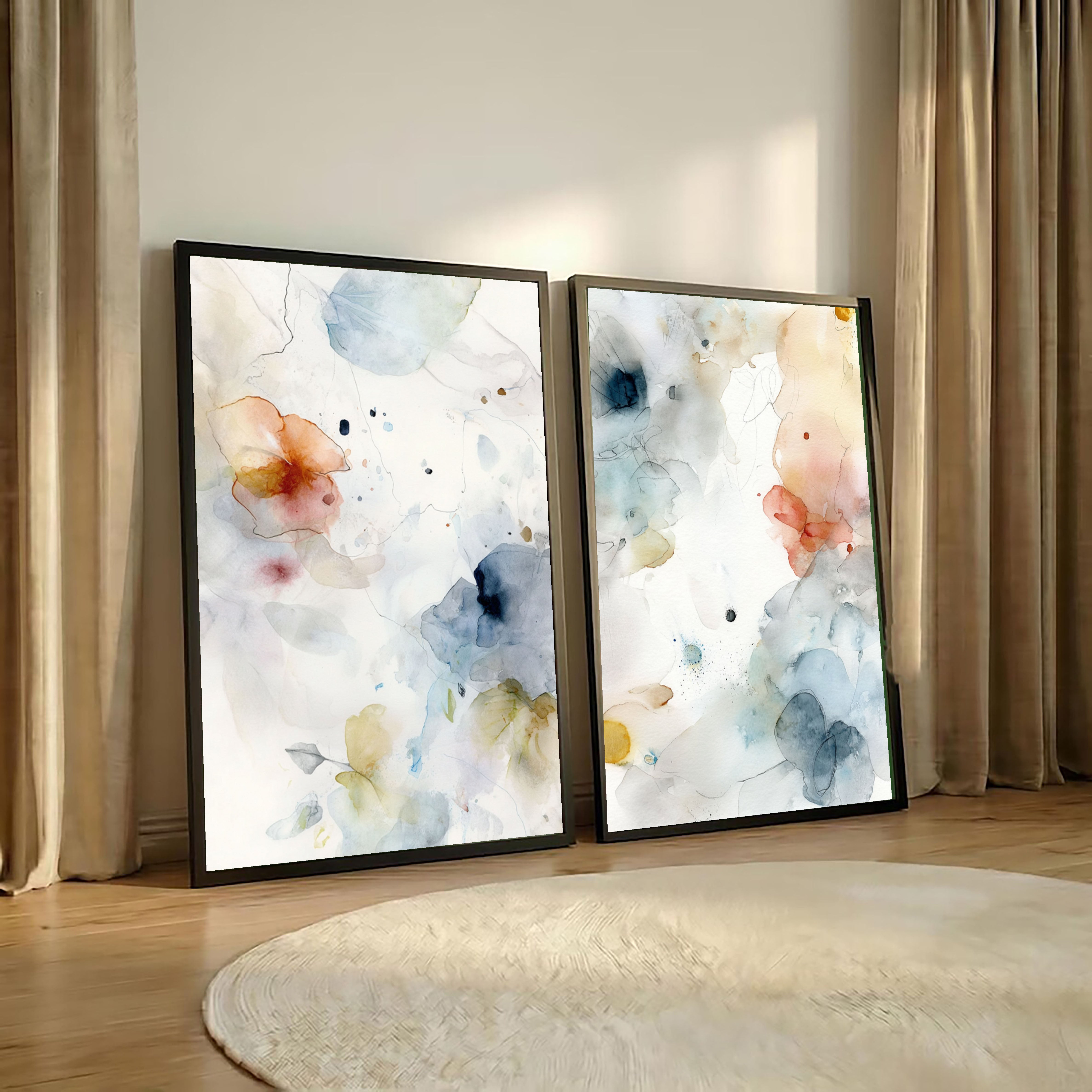 Ethereal Watercolor Blooms | Soft Hues