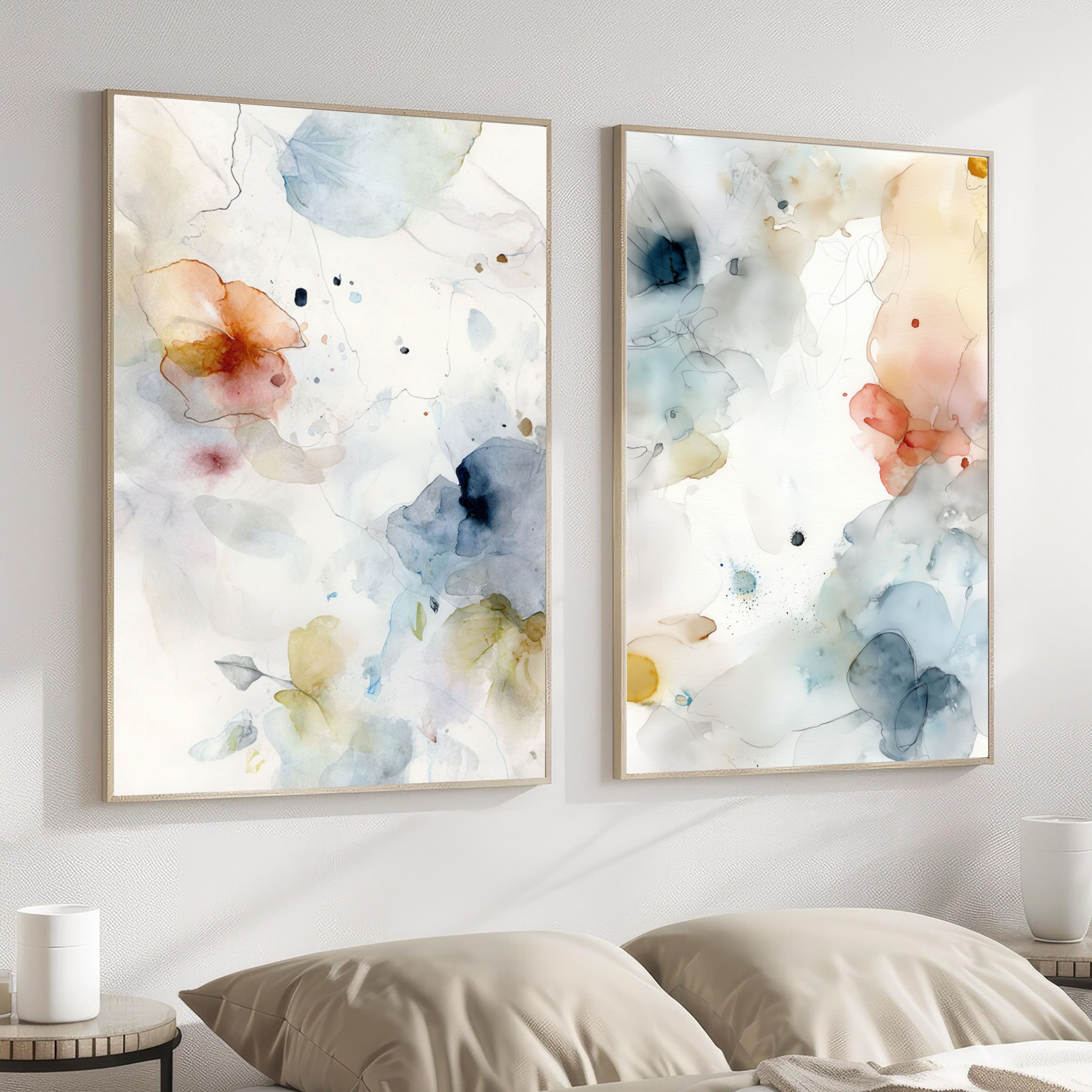 Ethereal Watercolor Blooms | Soft Hues