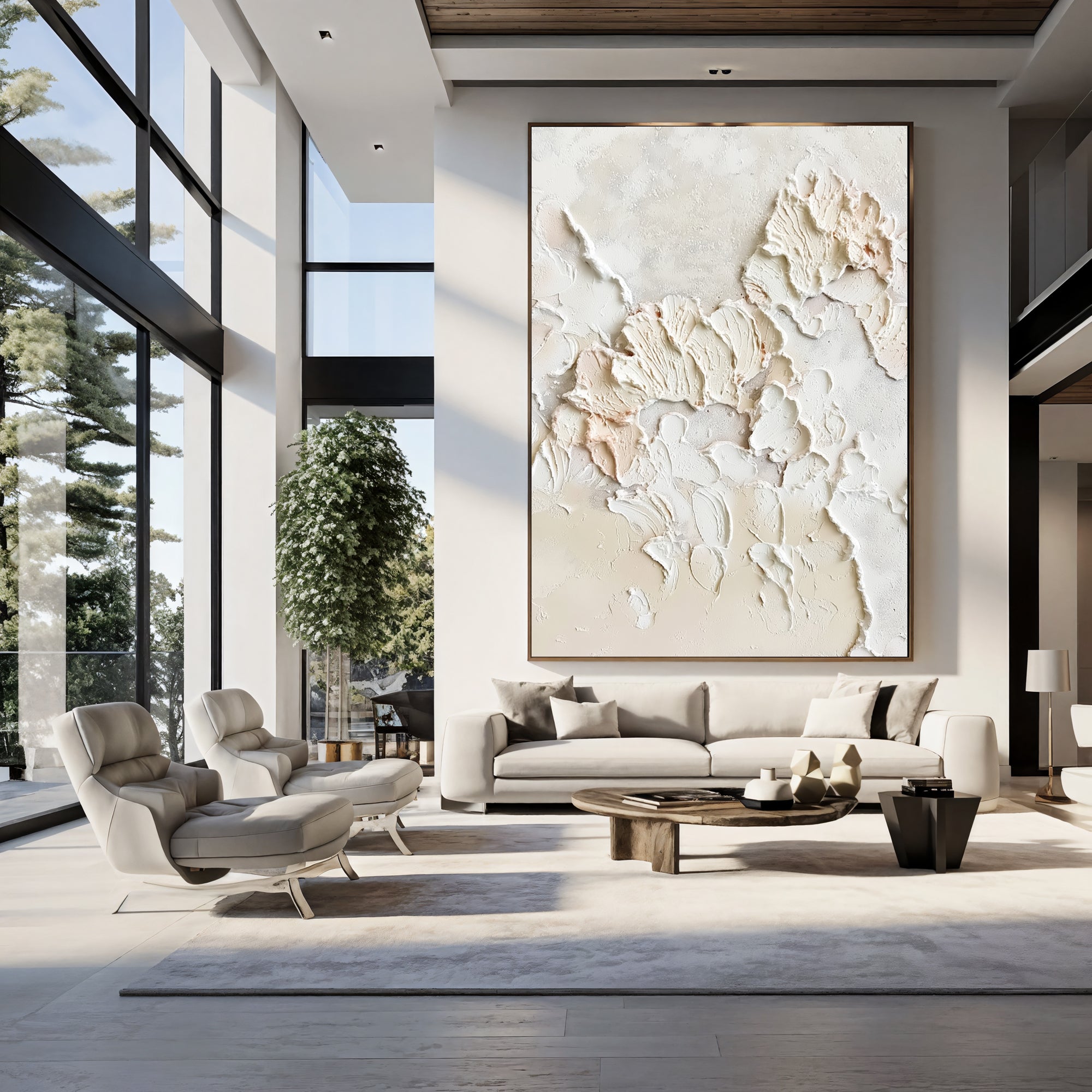 Textured Creamy Contours | Pale Hues