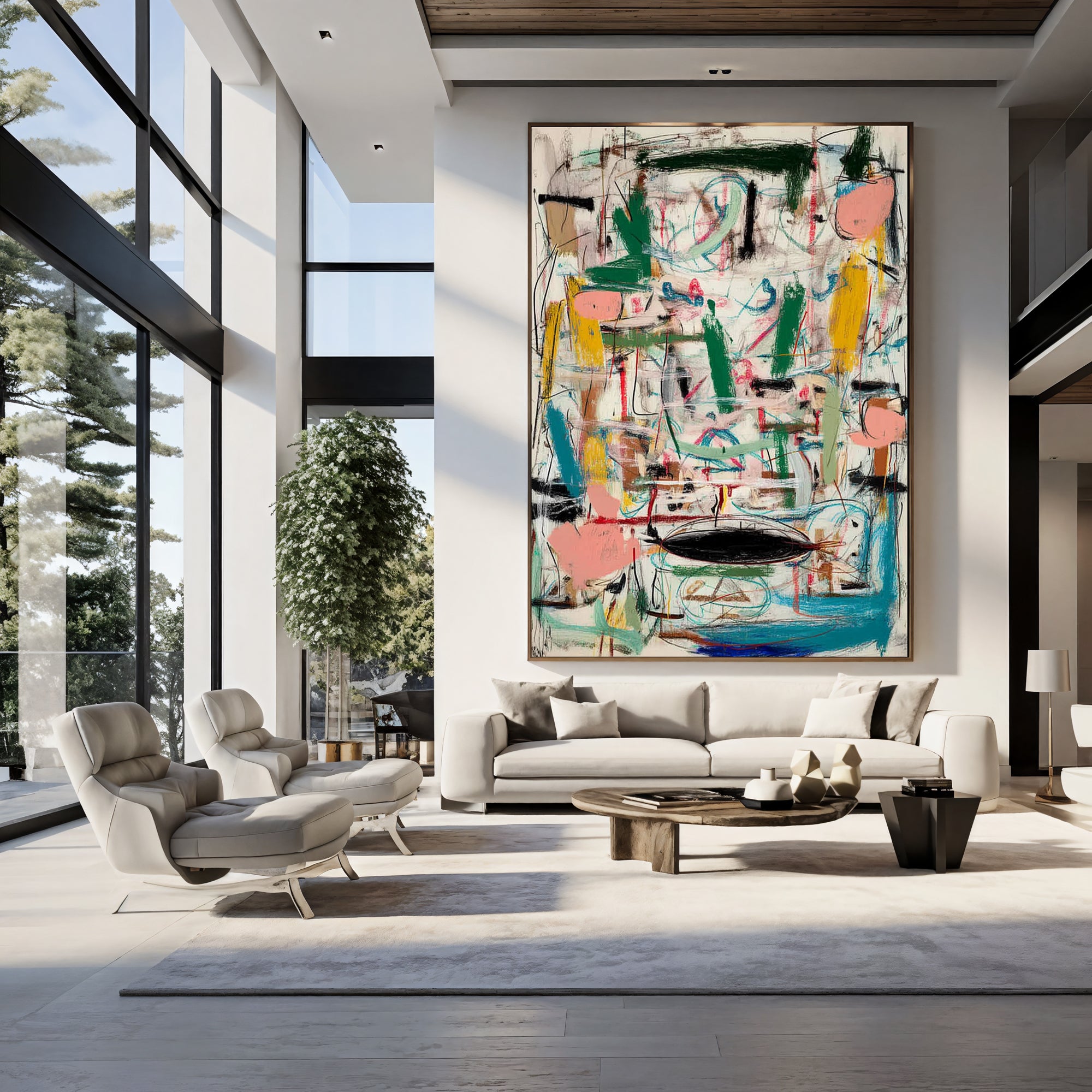 Textured Vibrant Abstraction | Bold Hues