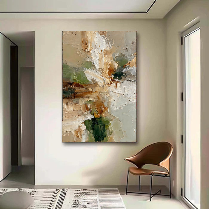 Textured Floral Earthiness | Ivory Bloom