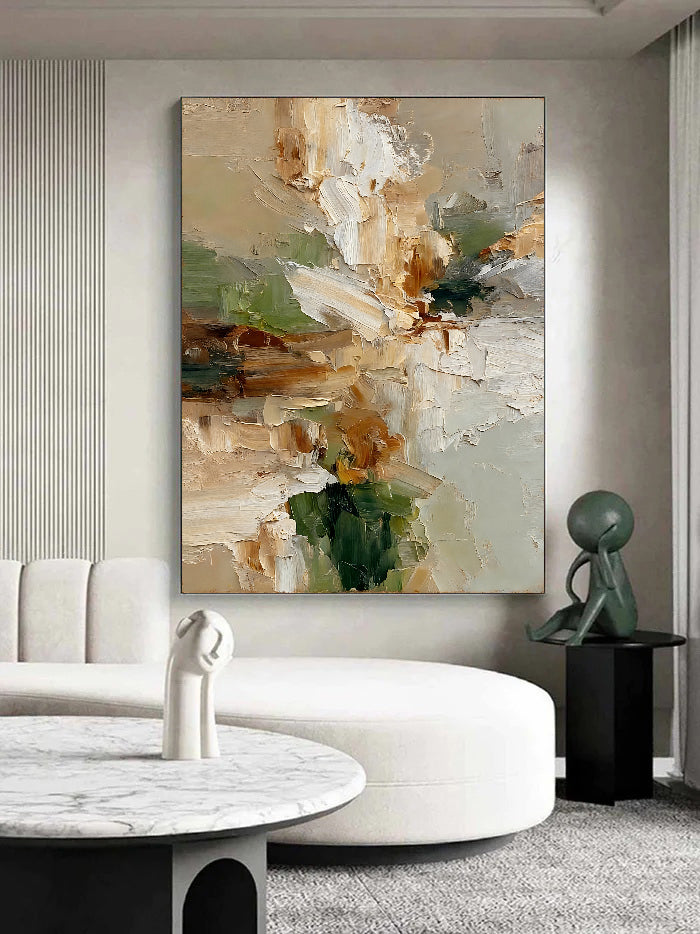 Textured Floral Earthiness | Ivory Bloom