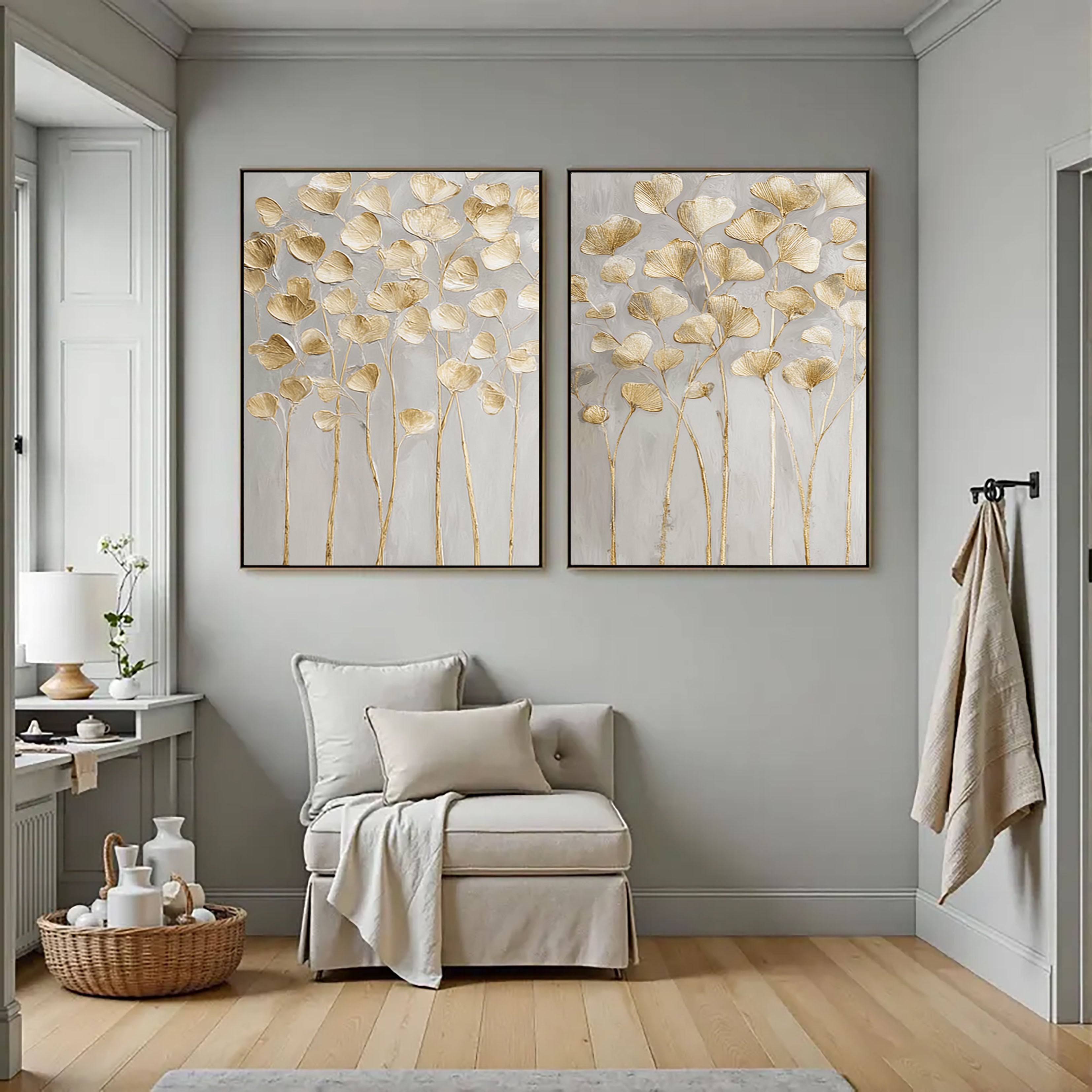 Gilded Ginkgo Forest | Golden Leaves