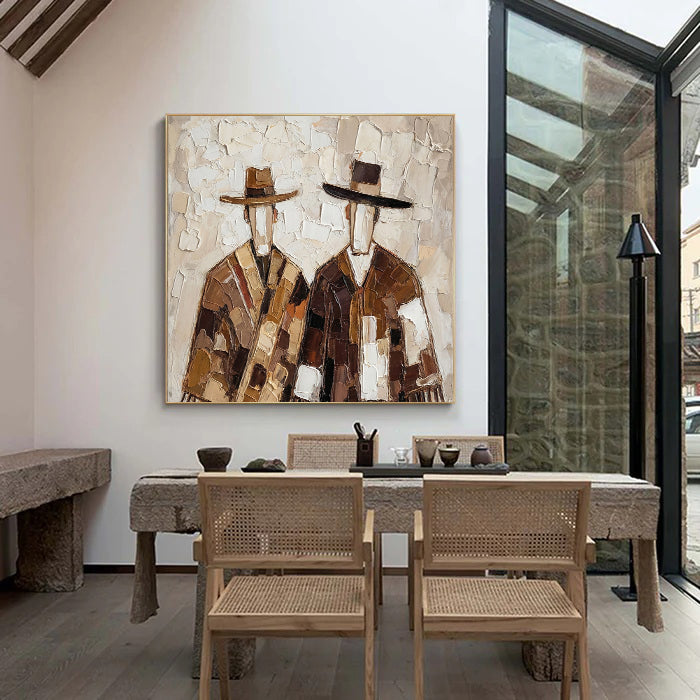 Textured Hat Silhouettes | Earthy Hues