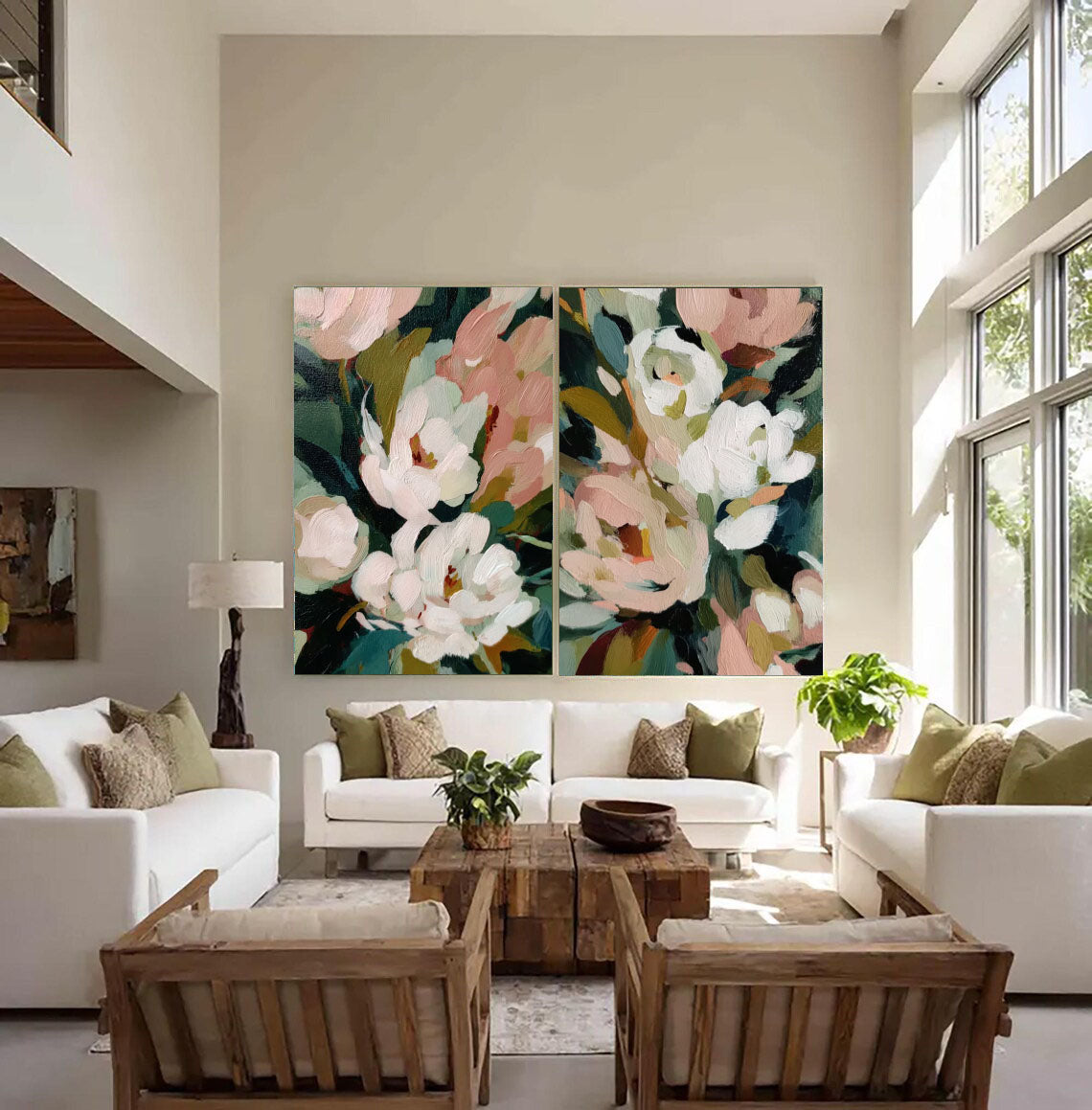 Textured Floral Abundance | Pink Peonies