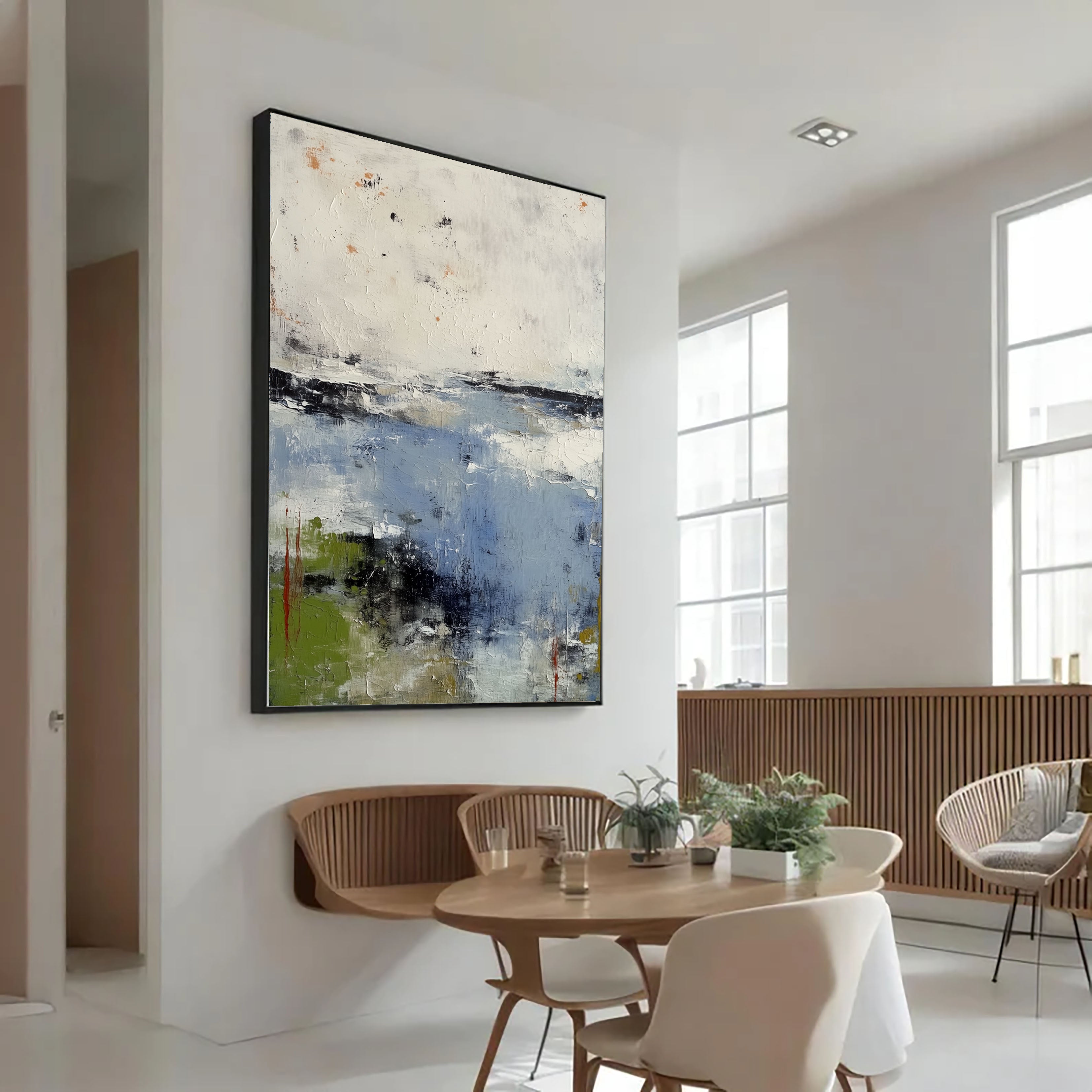 Textured Misty Shore | Verdant Accents