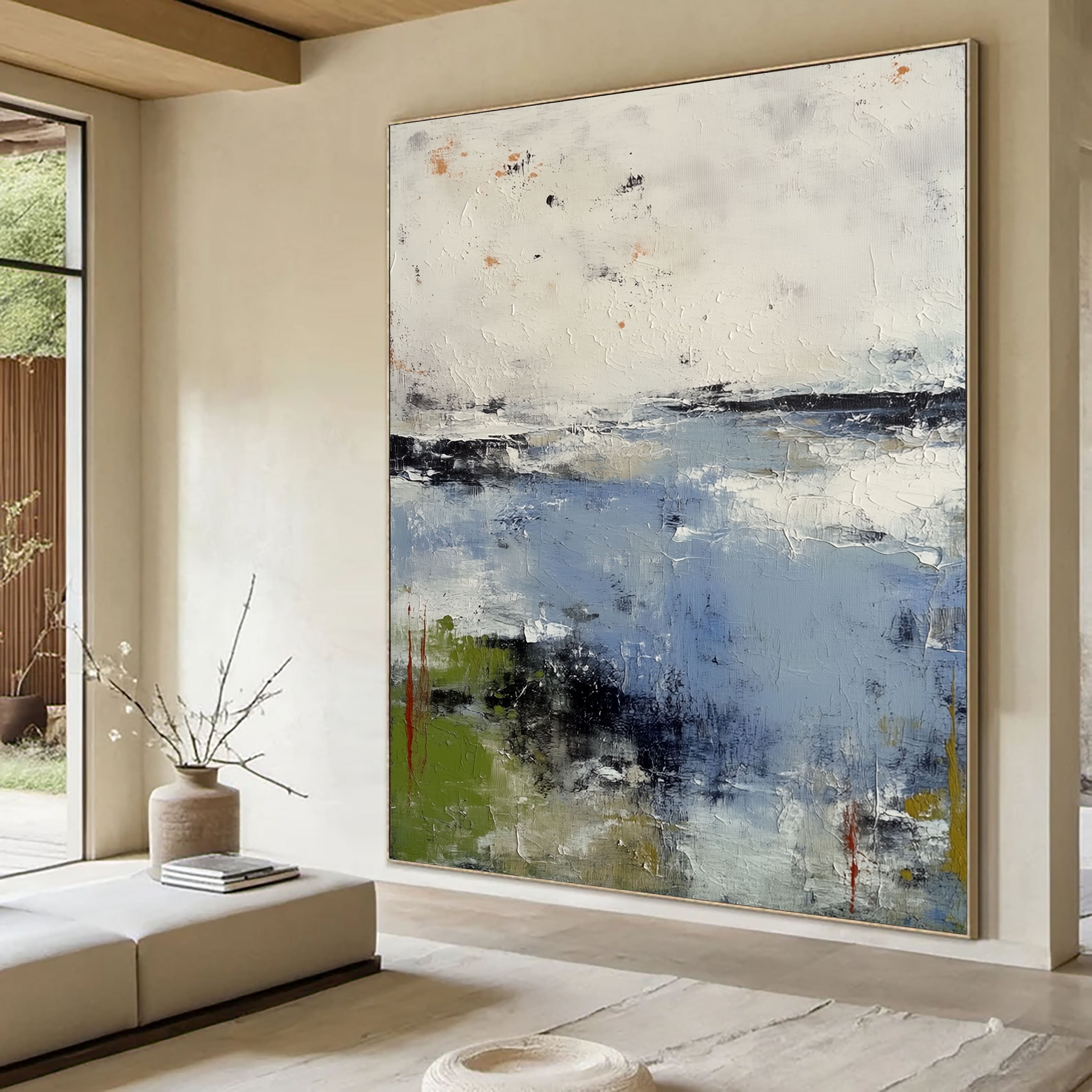 Textured Misty Shore | Verdant Accents