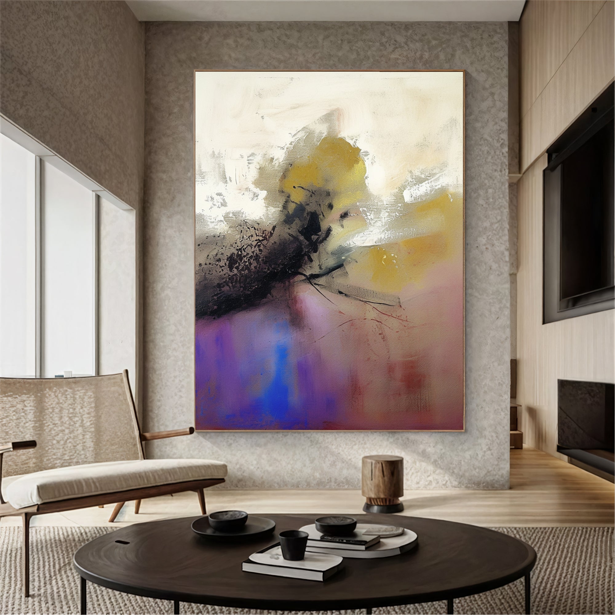 Textured Hyacinth Opulence | Purple Aurum