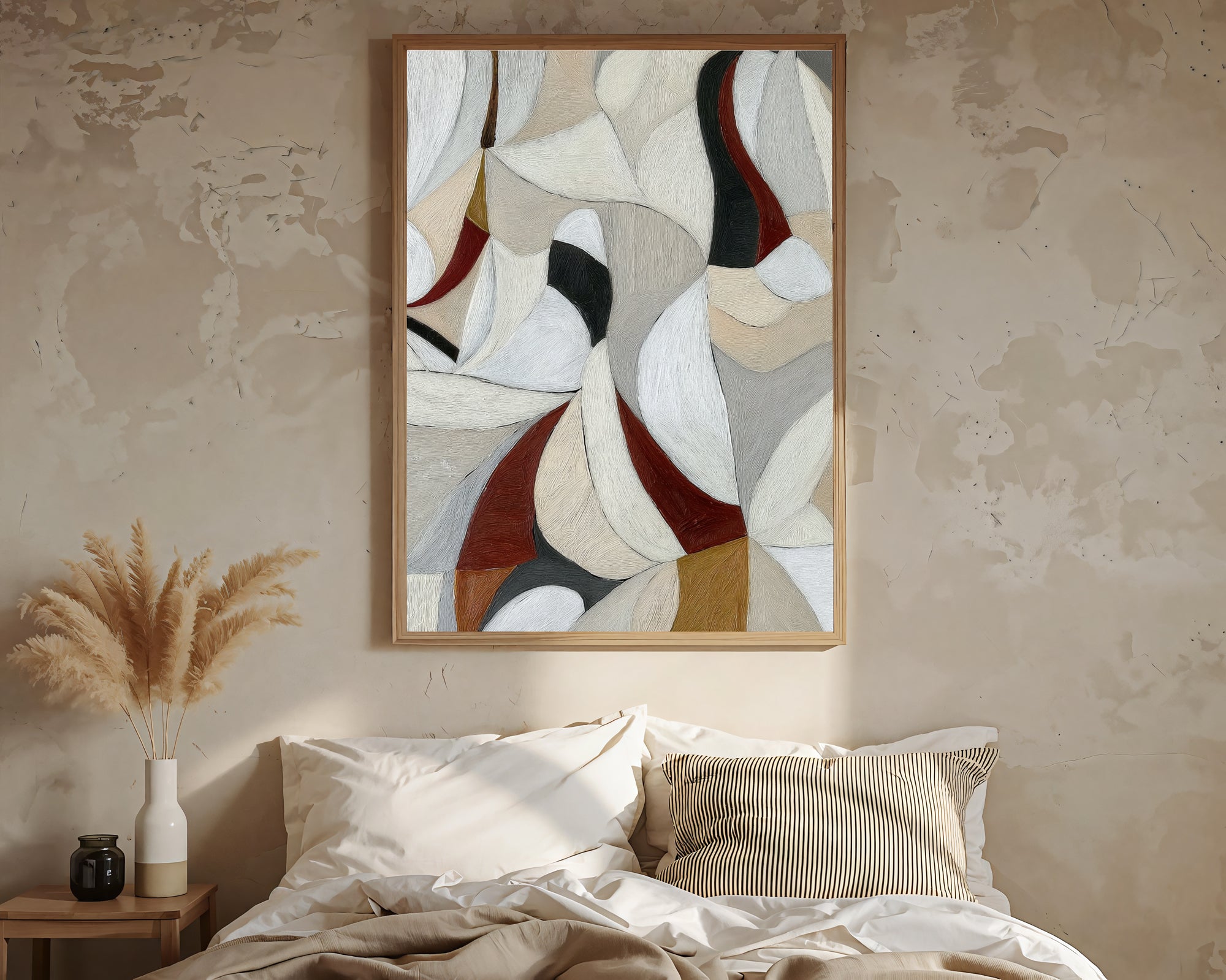 Textured Geometric Opulence | Neutral Rhythm