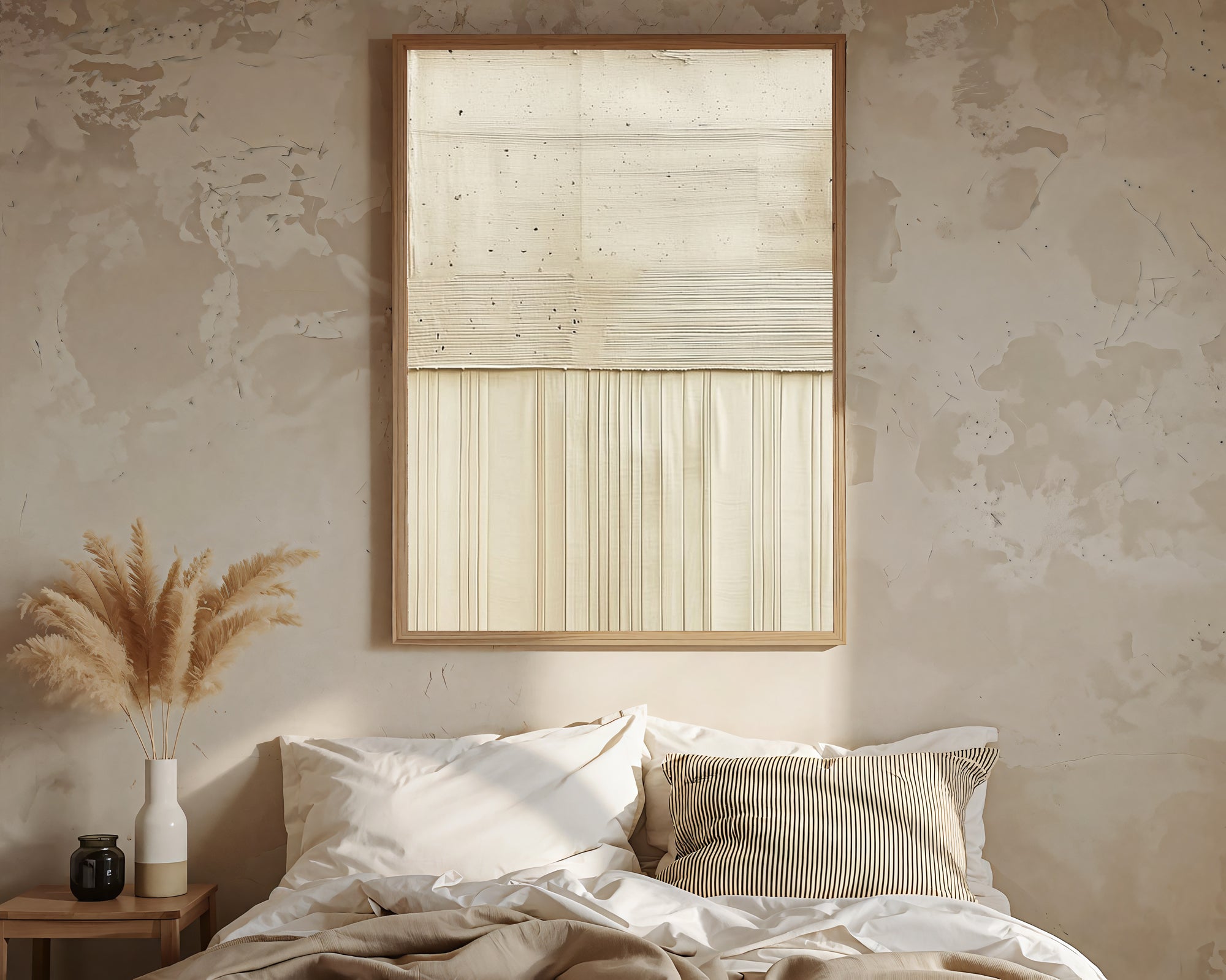 Textured Cream Serenity | Subtle Ridges