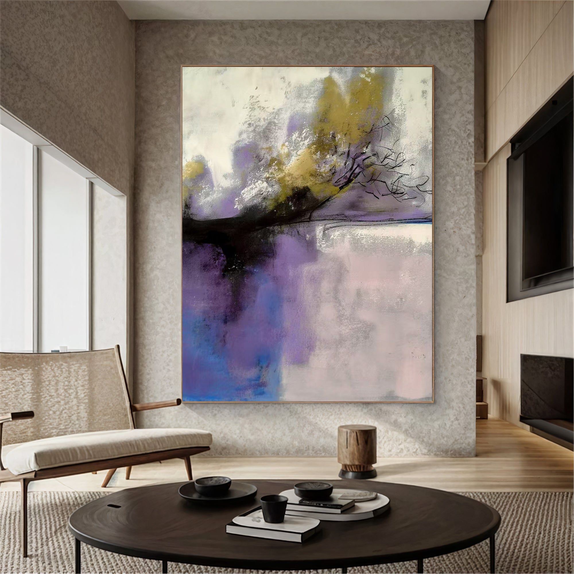 Textured Purple Vitality | Lilac Hues