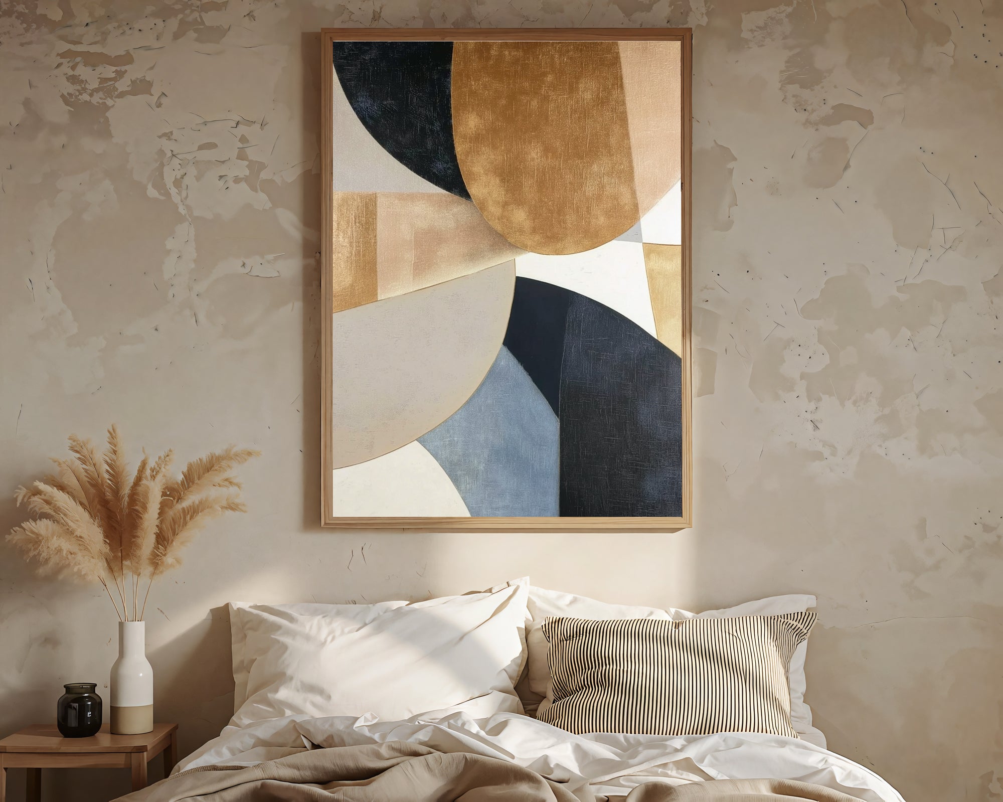 Textured Gilded Geometry | Luxe Tones