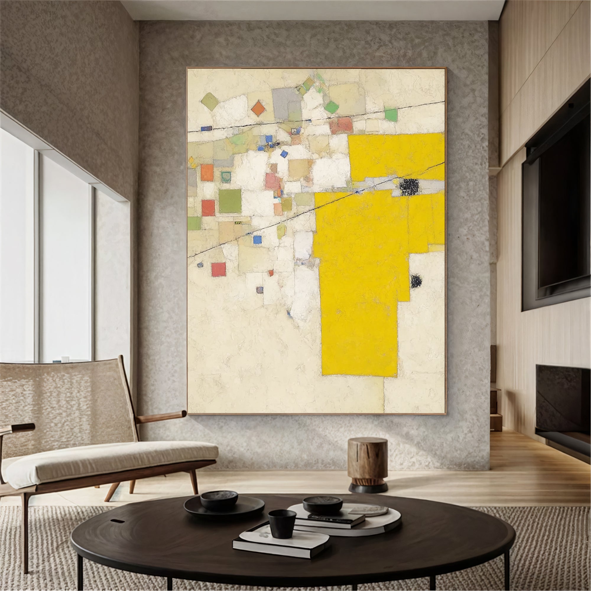 Textured Geometric Radiance | Sunlit Yellow