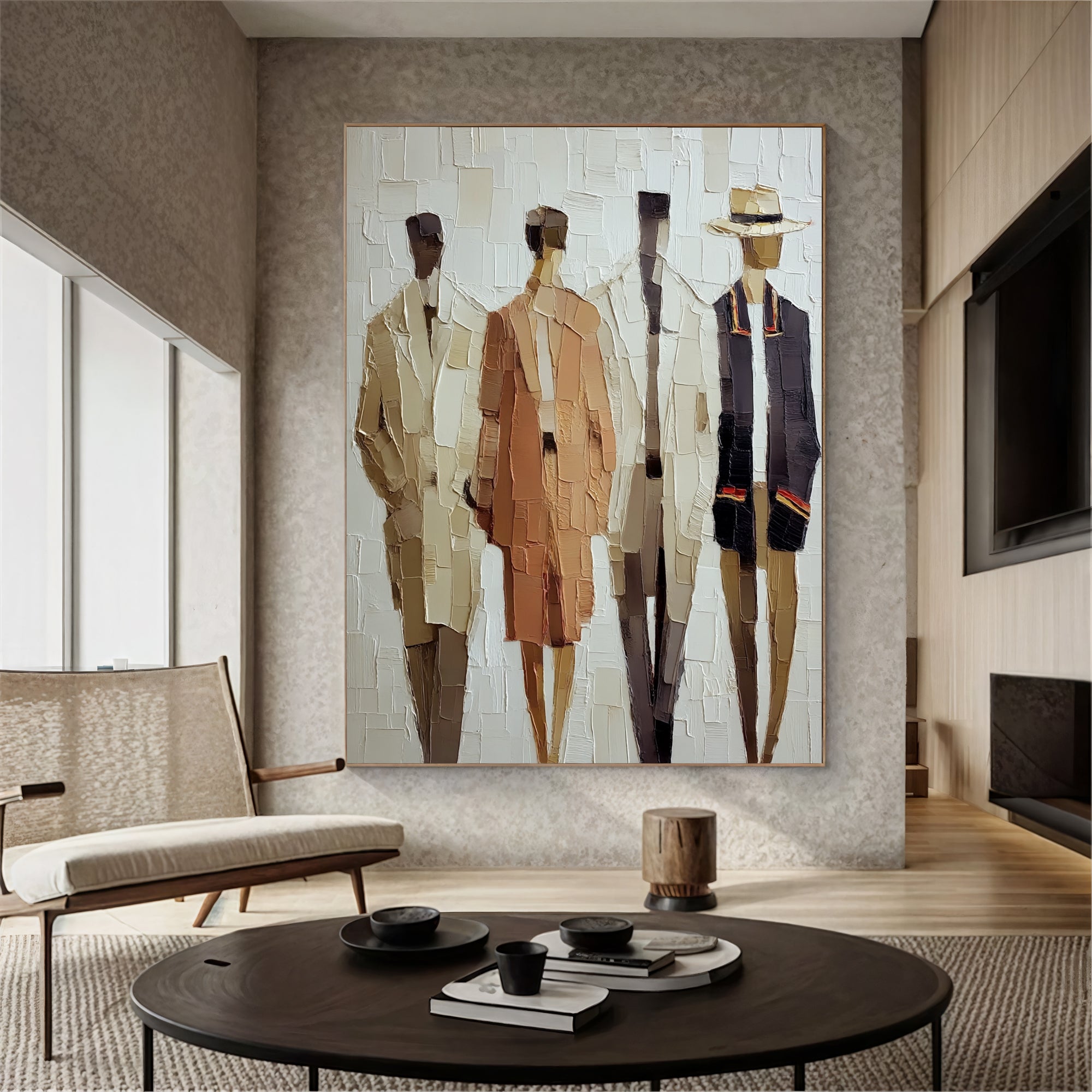 Textured Sartorial Silhouettes | Neutral Ensemble