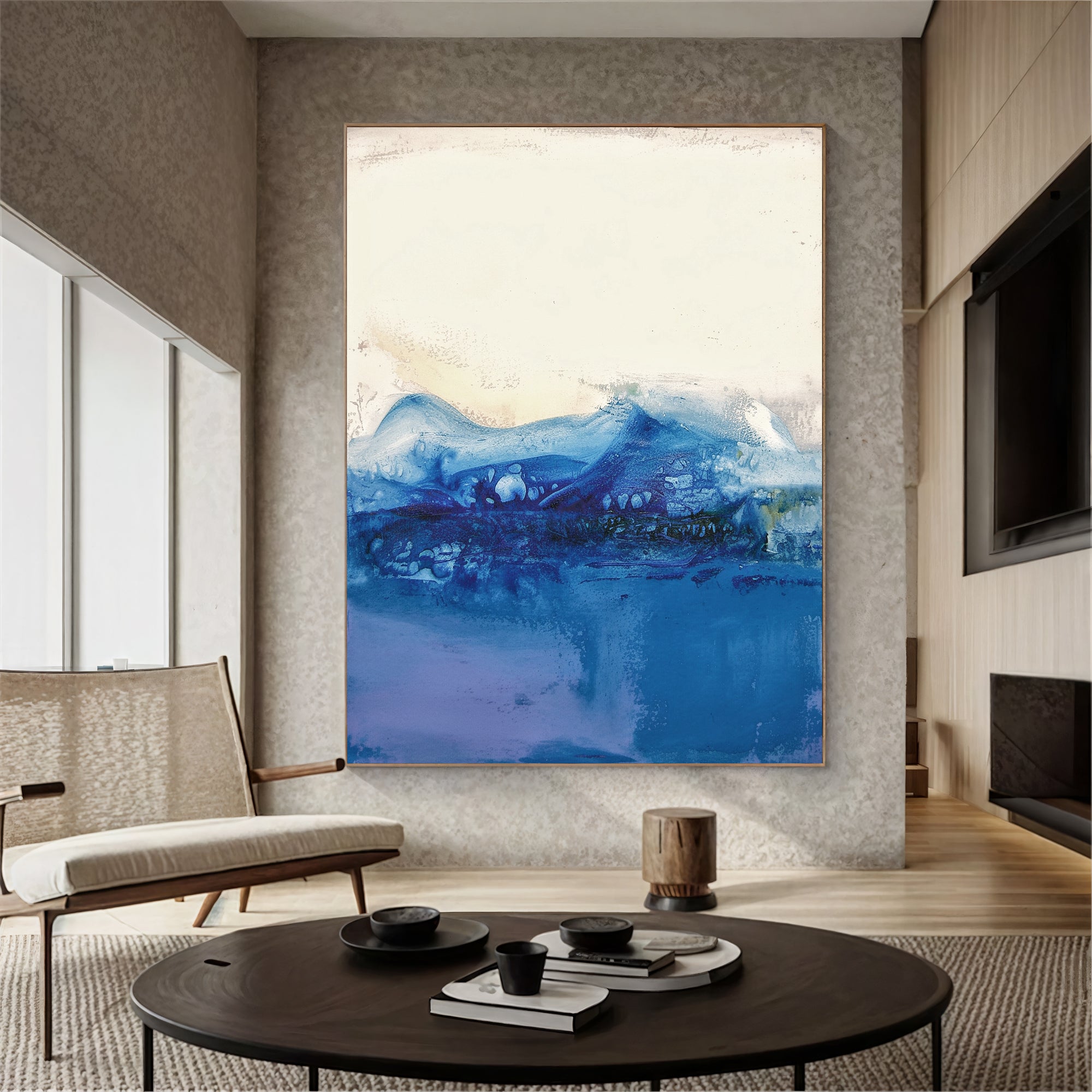 Textured Blue Rhythm | Tide Hues