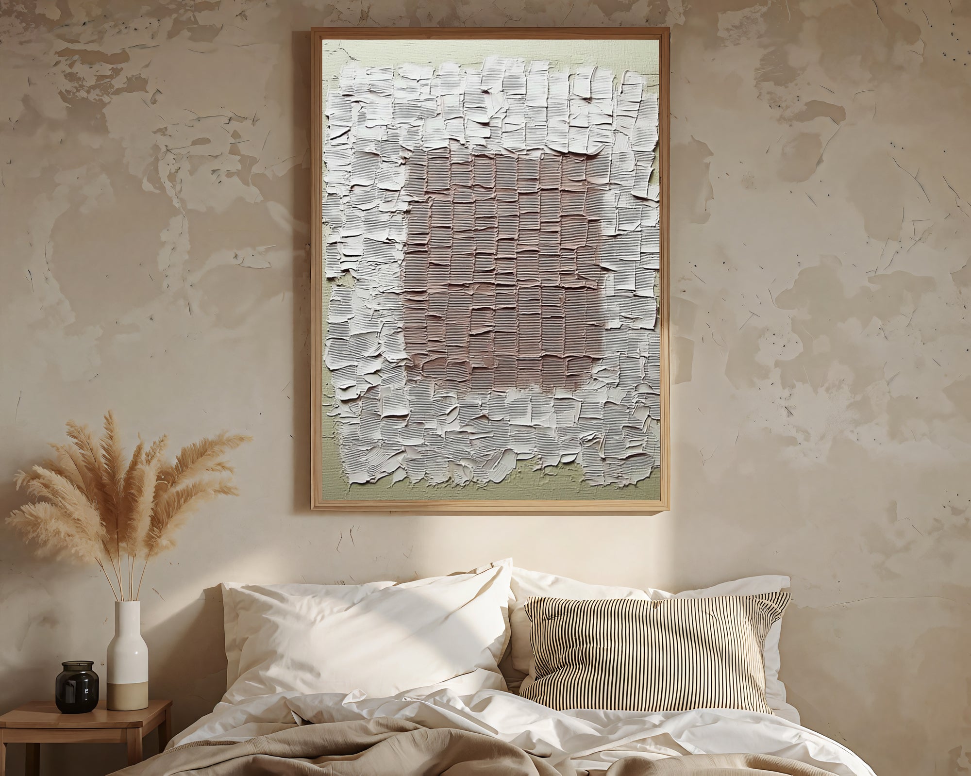 Textured Tactile Grid | Neutral Hues