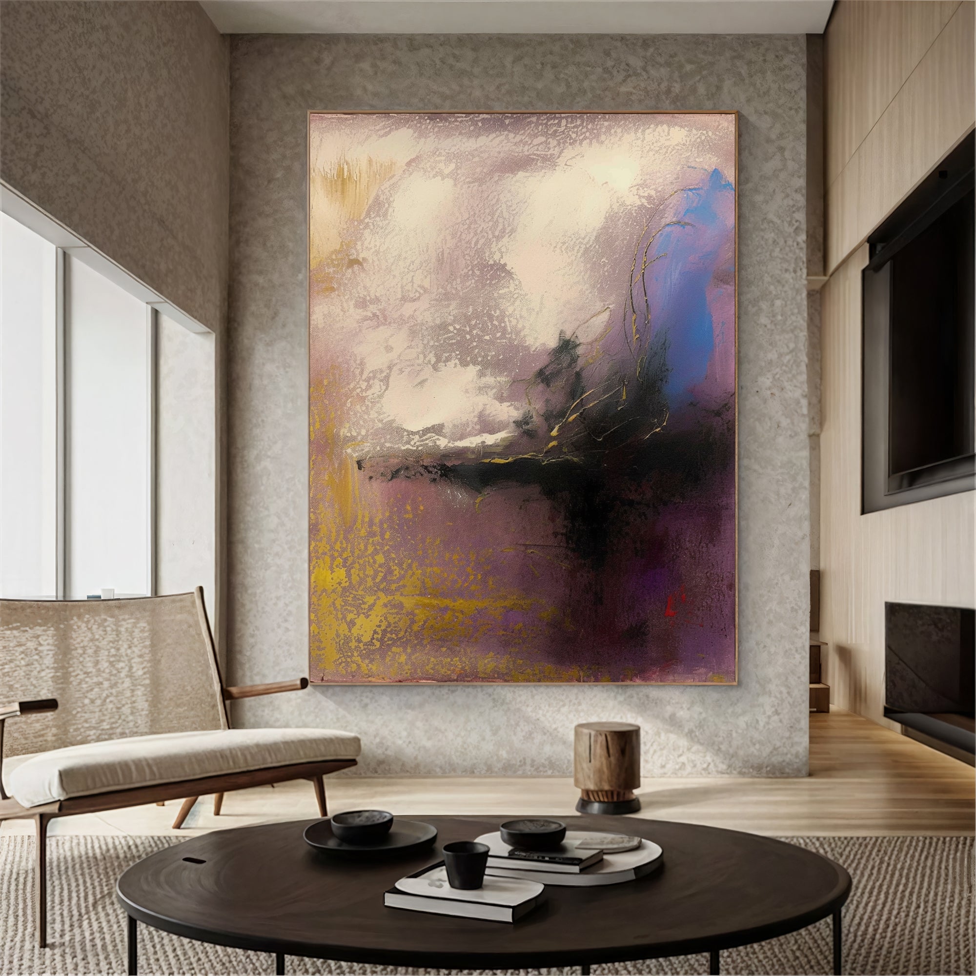 Textured Violaceous Opulence | Purple Aurum