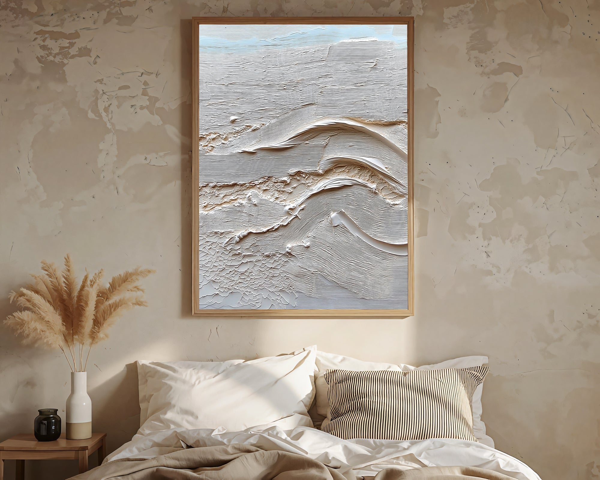 Textured Coastal Opulence | Neutral Wave