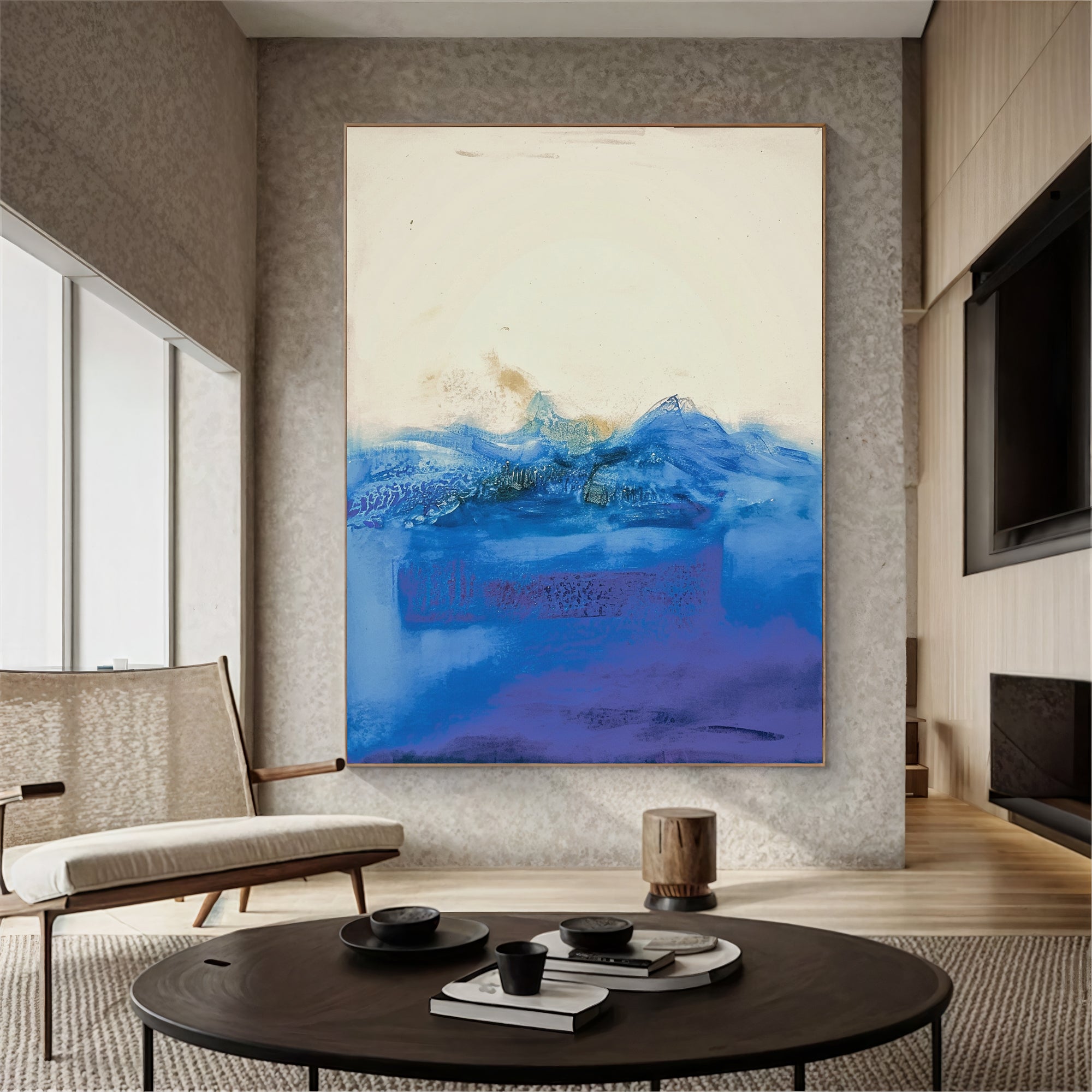 Textured Blue Serenity | Sea Tones