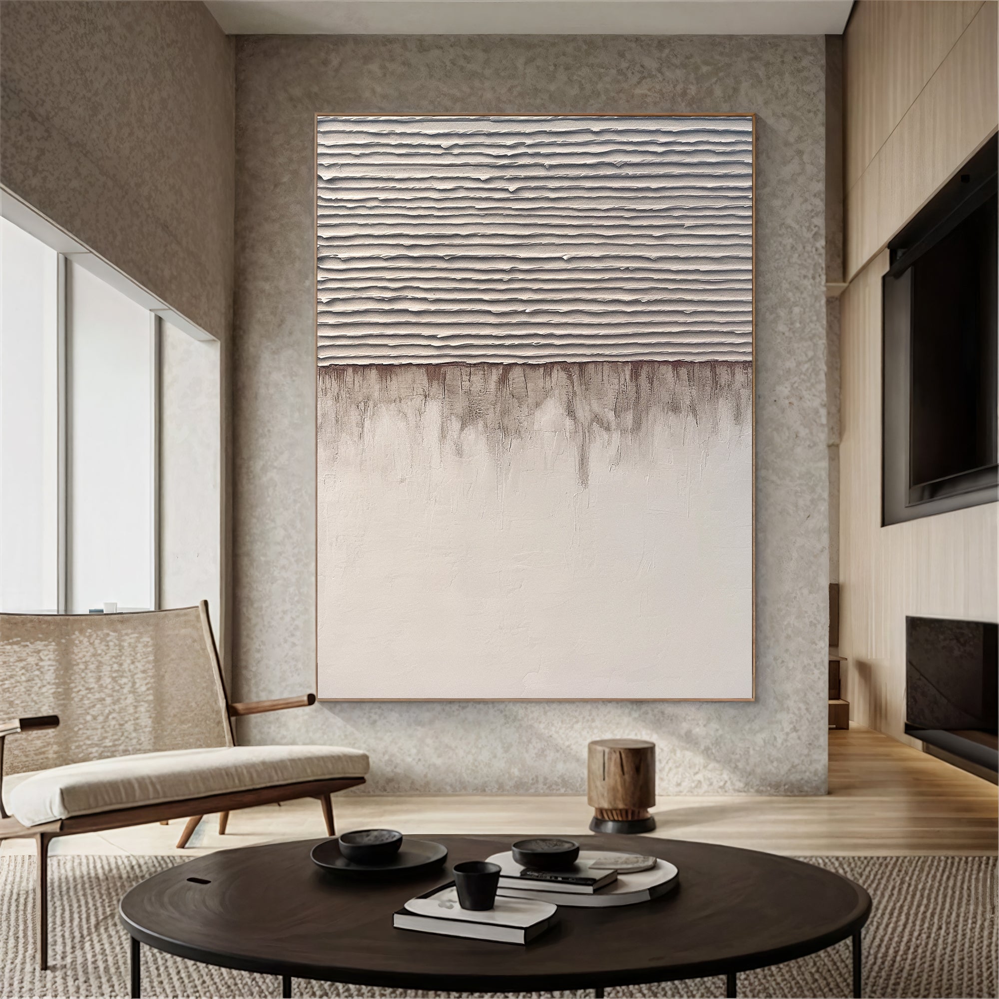 Textured Beige Depth | Taupe Hues