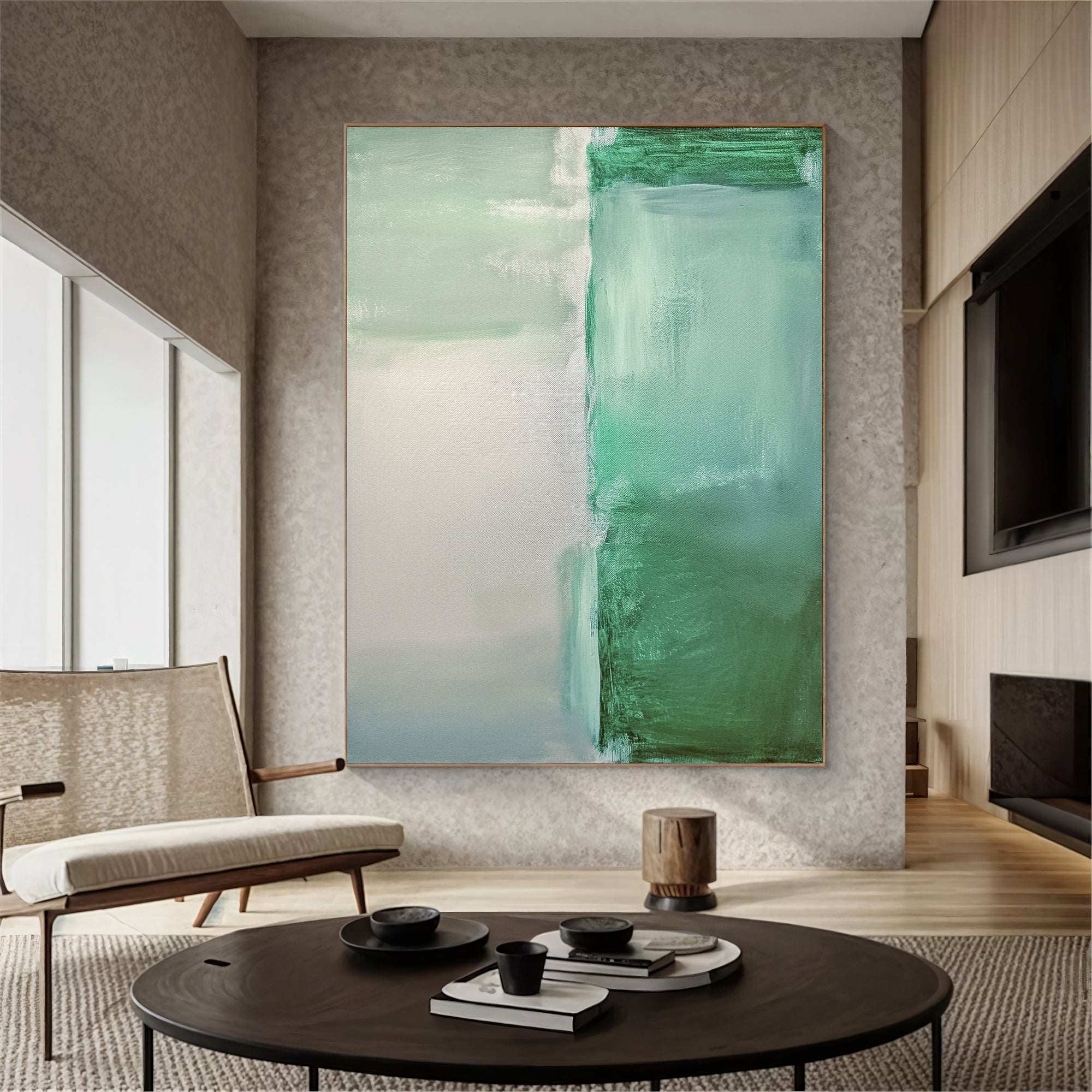 Textured Green Harmony | Mint Tones