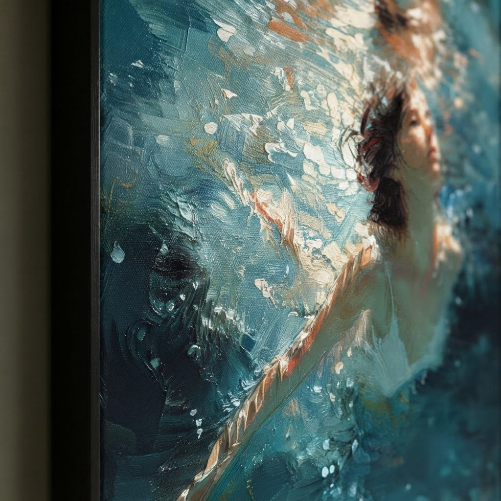 Impressionist Art | Underwater Glow Rise