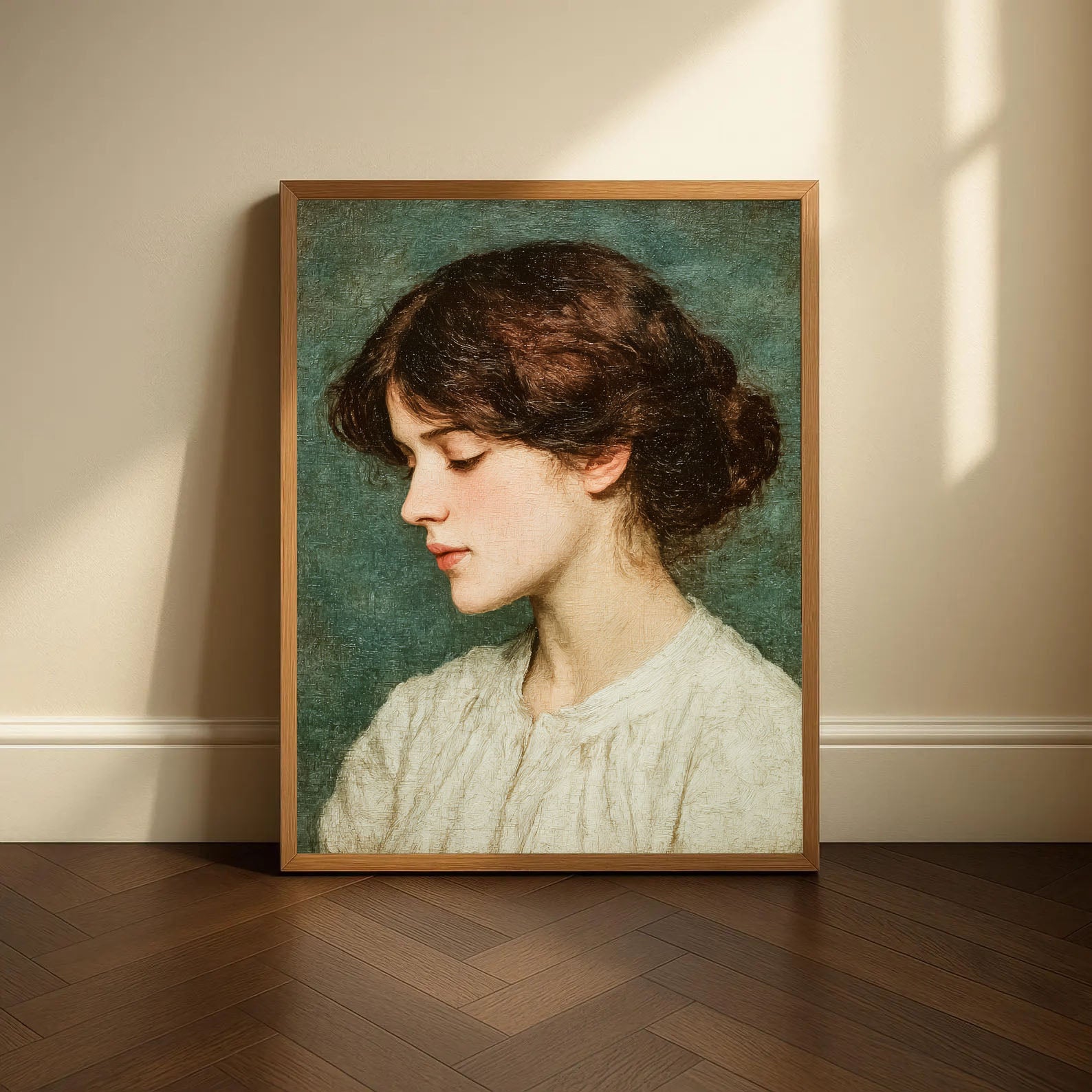 Textured Portrait Art | Elegant Depth