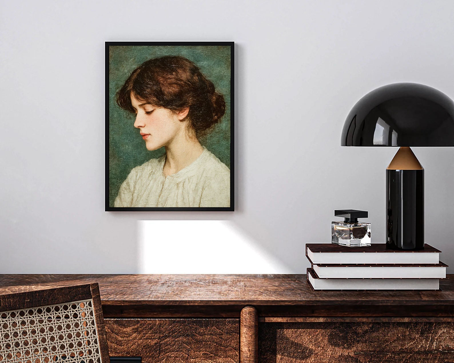 Textured Portrait Art | Elegant Depth