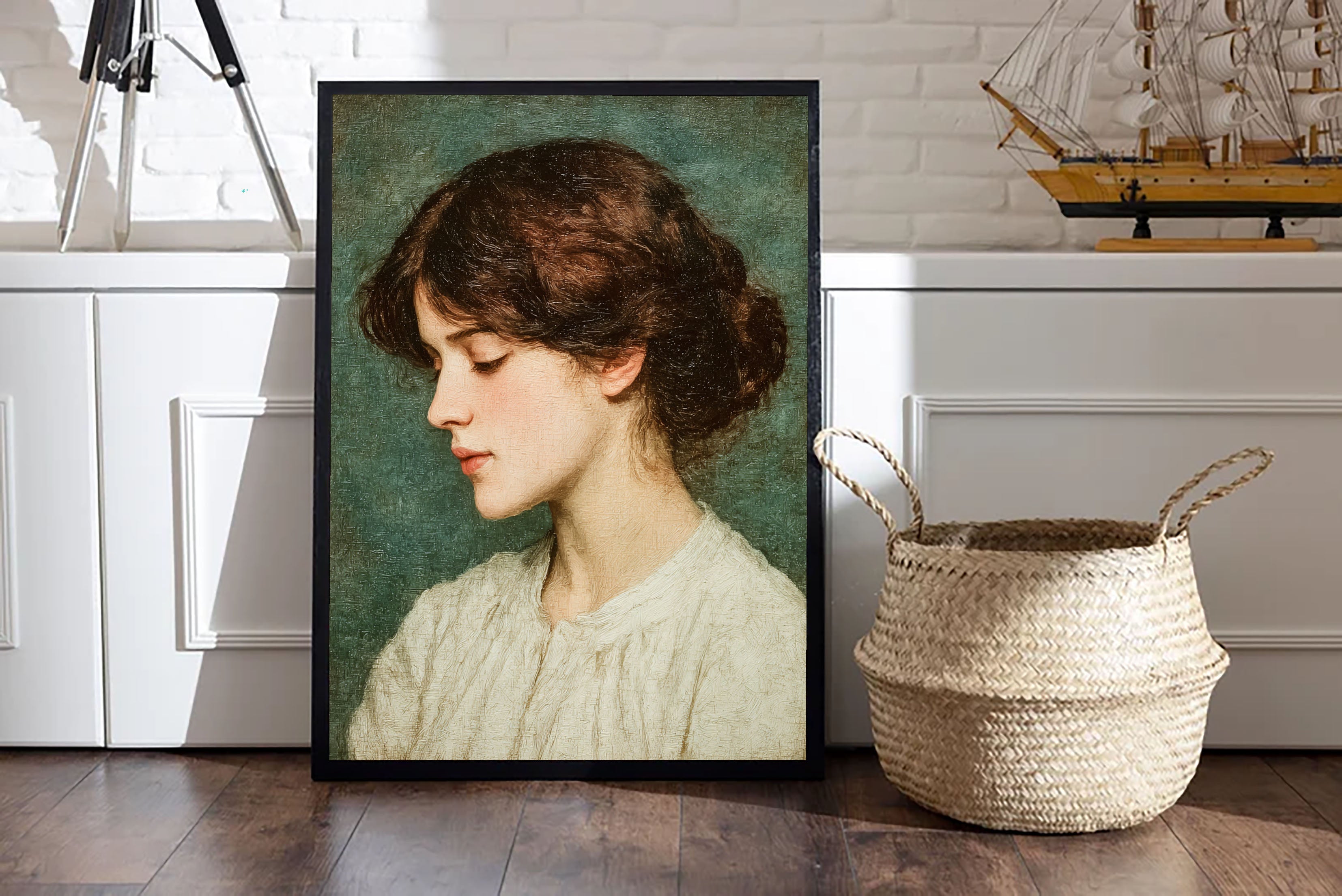 Textured Portrait Art | Elegant Depth