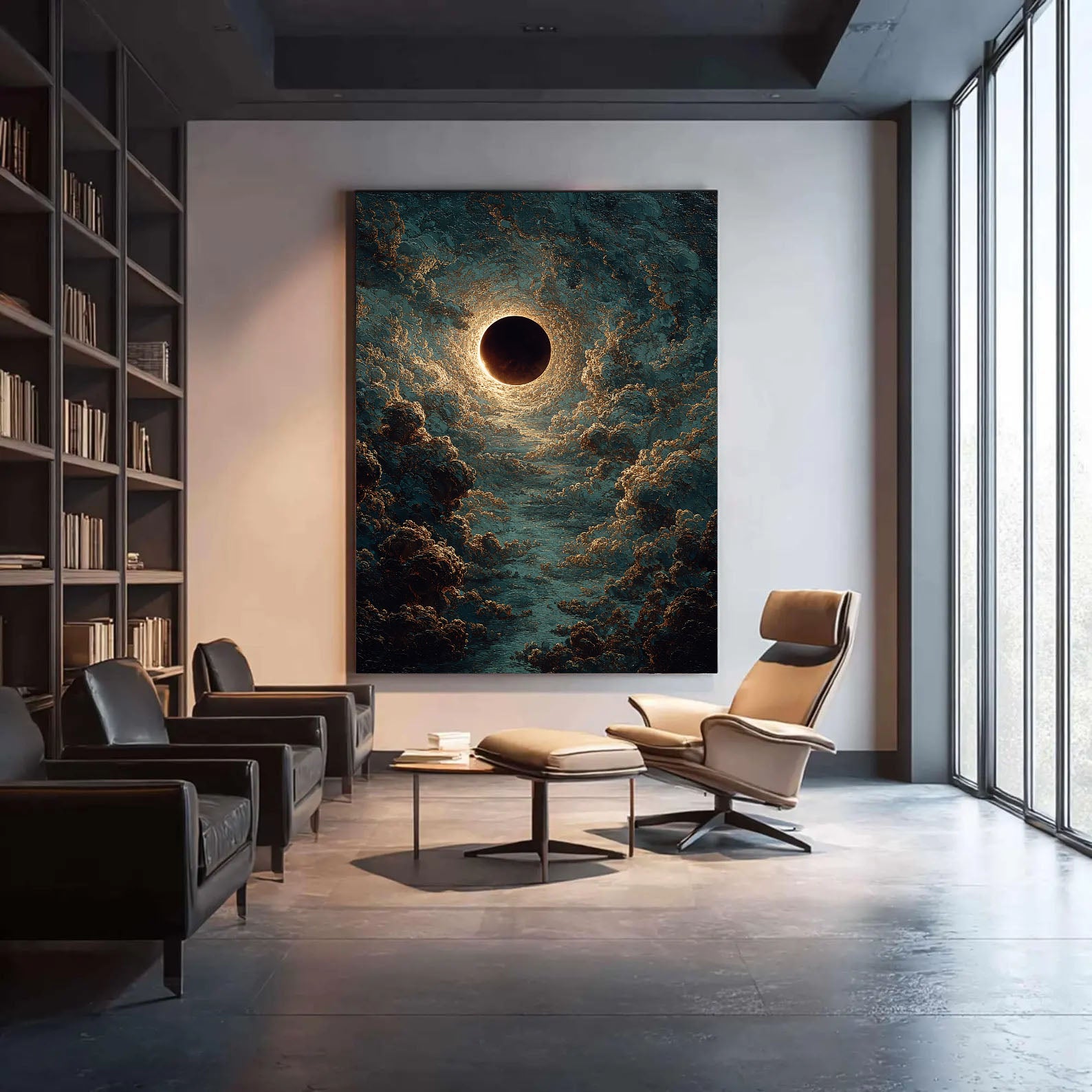 Textured Celestial Art | Mystic Depth